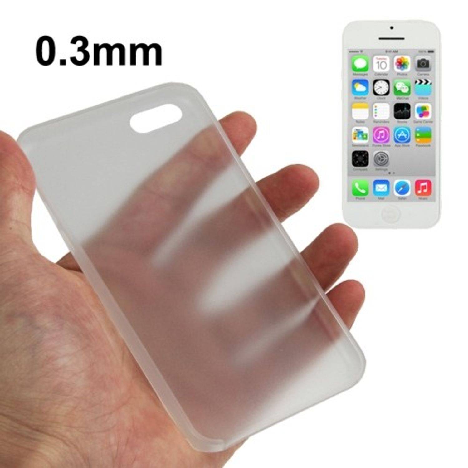 Apple iPhone 5c Handyhülle Backcover Transparent