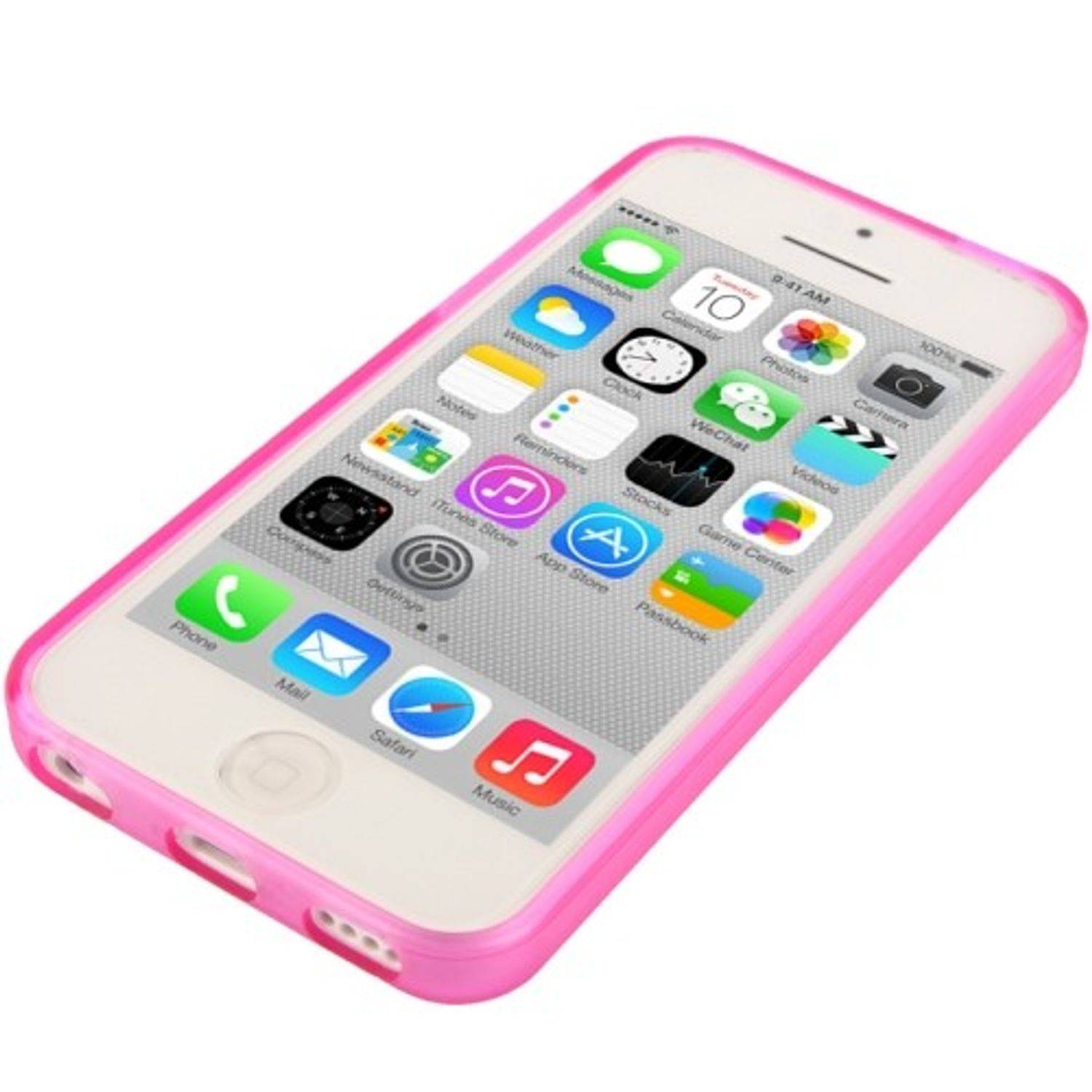 Apple iPhone 5c Handyhülle Backcover Rosa
