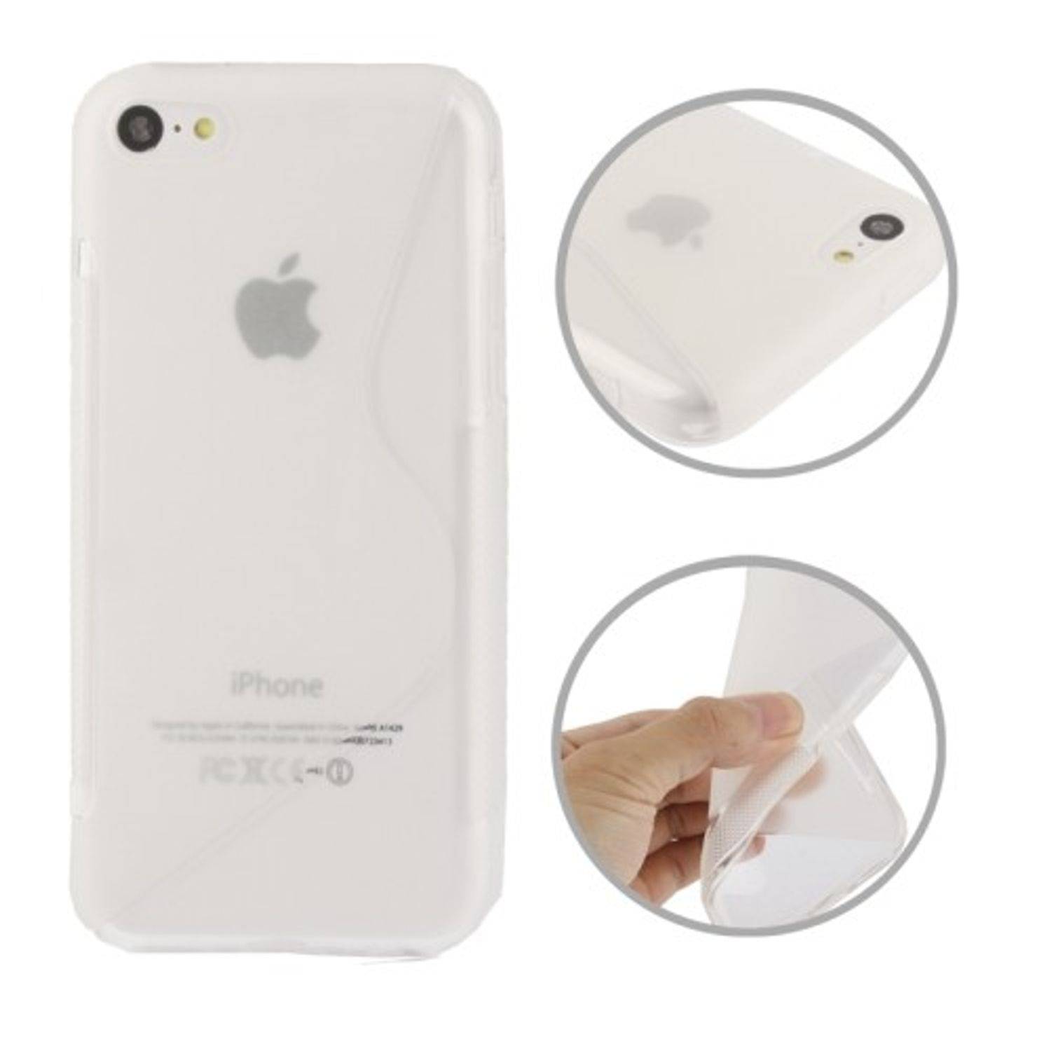 Apple iPhone 5c Handyhülle Backcover Transparent