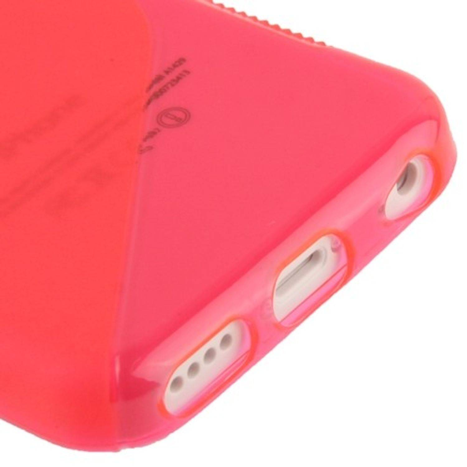 Apple iPhone 5c Handyhülle Backcover Rot