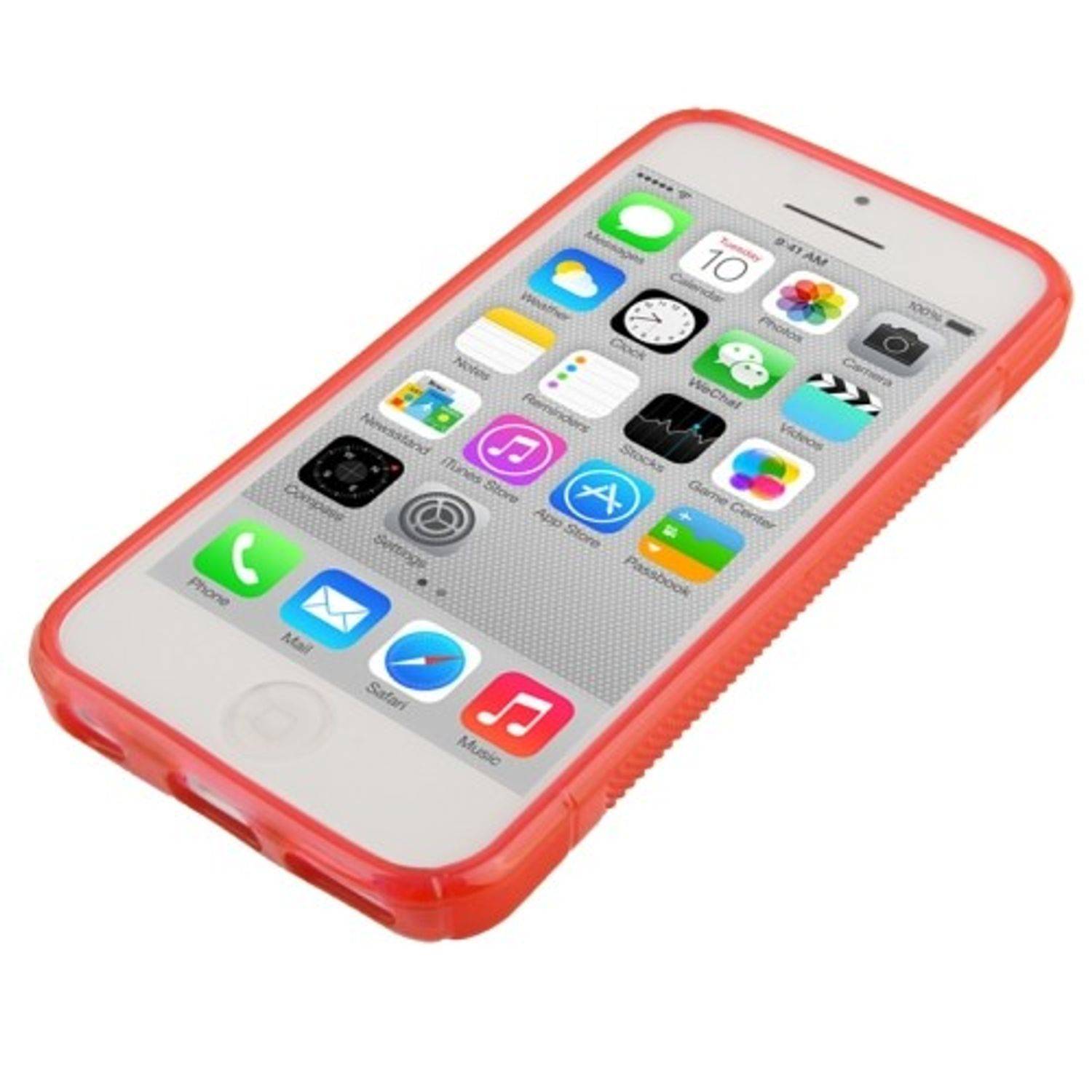 Apple iPhone 5c Handyhülle Backcover Rot