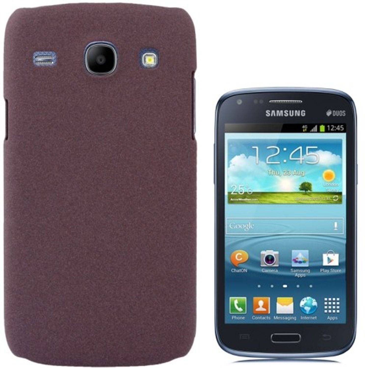 Samsung Galaxy Core i8260/i8261 Handyhülle Backcover Braun