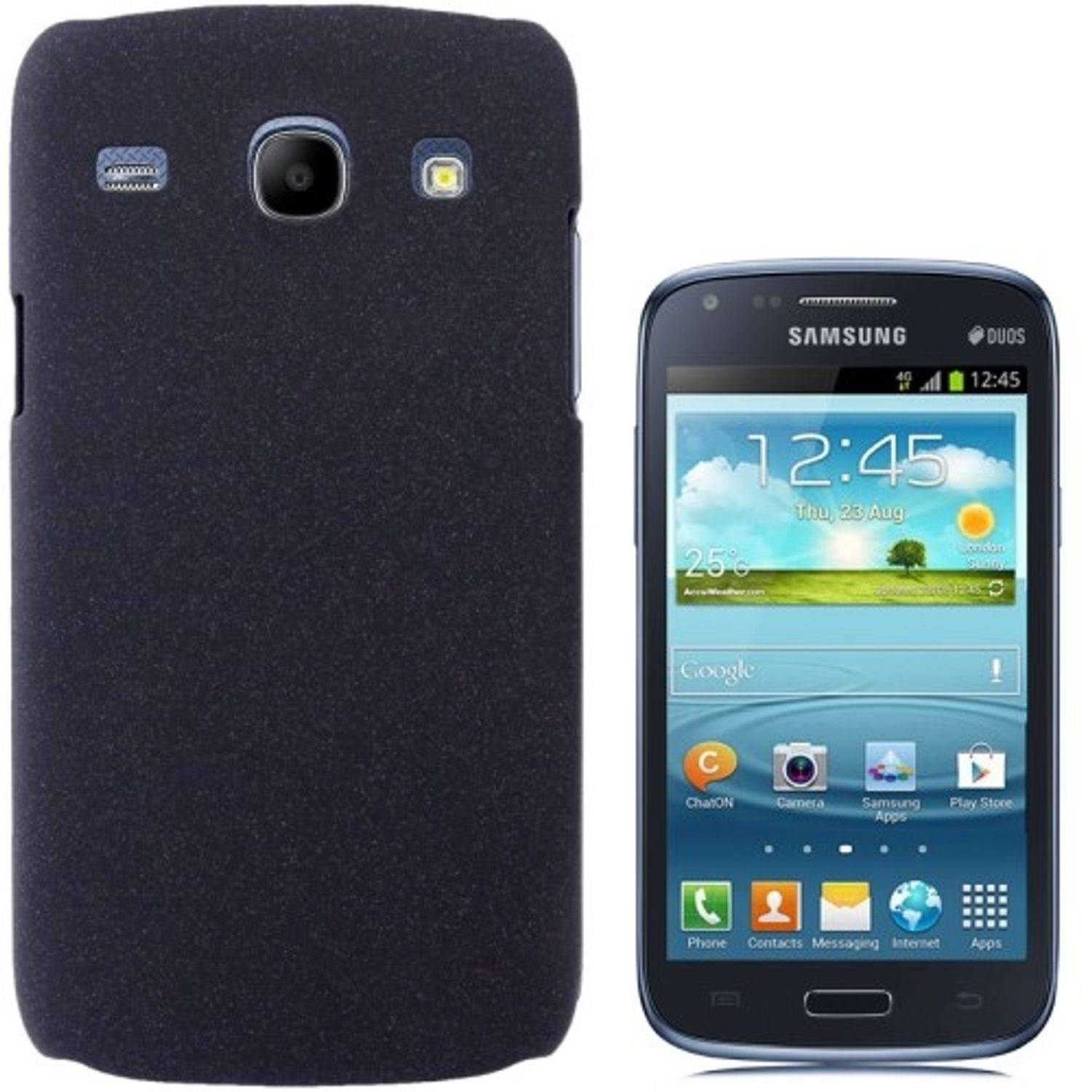 Samsung Galaxy Core i8260/i8261 Handyhülle Backcover Schwarz