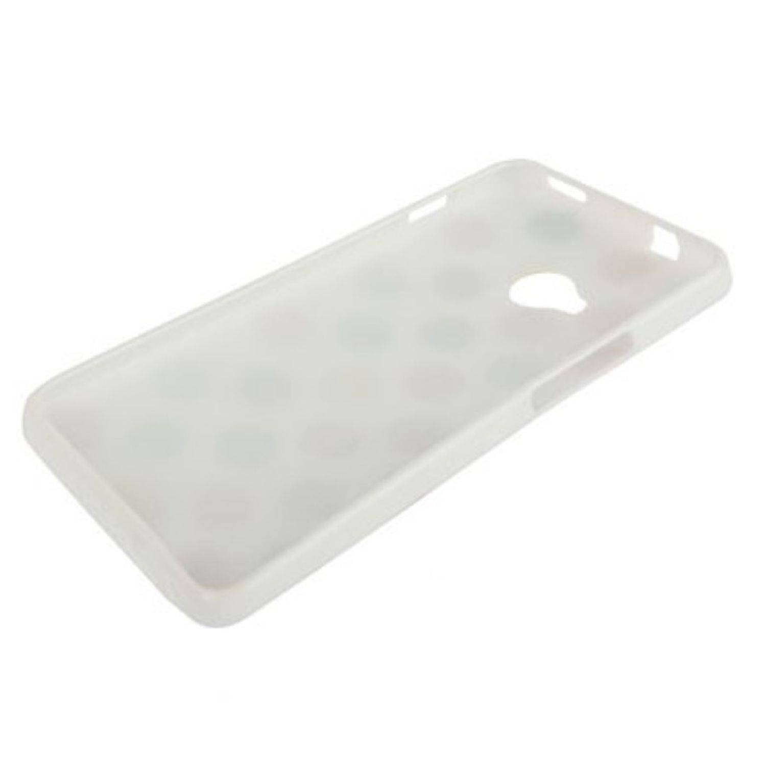 HTC One Handyhülle Backcover Weiß