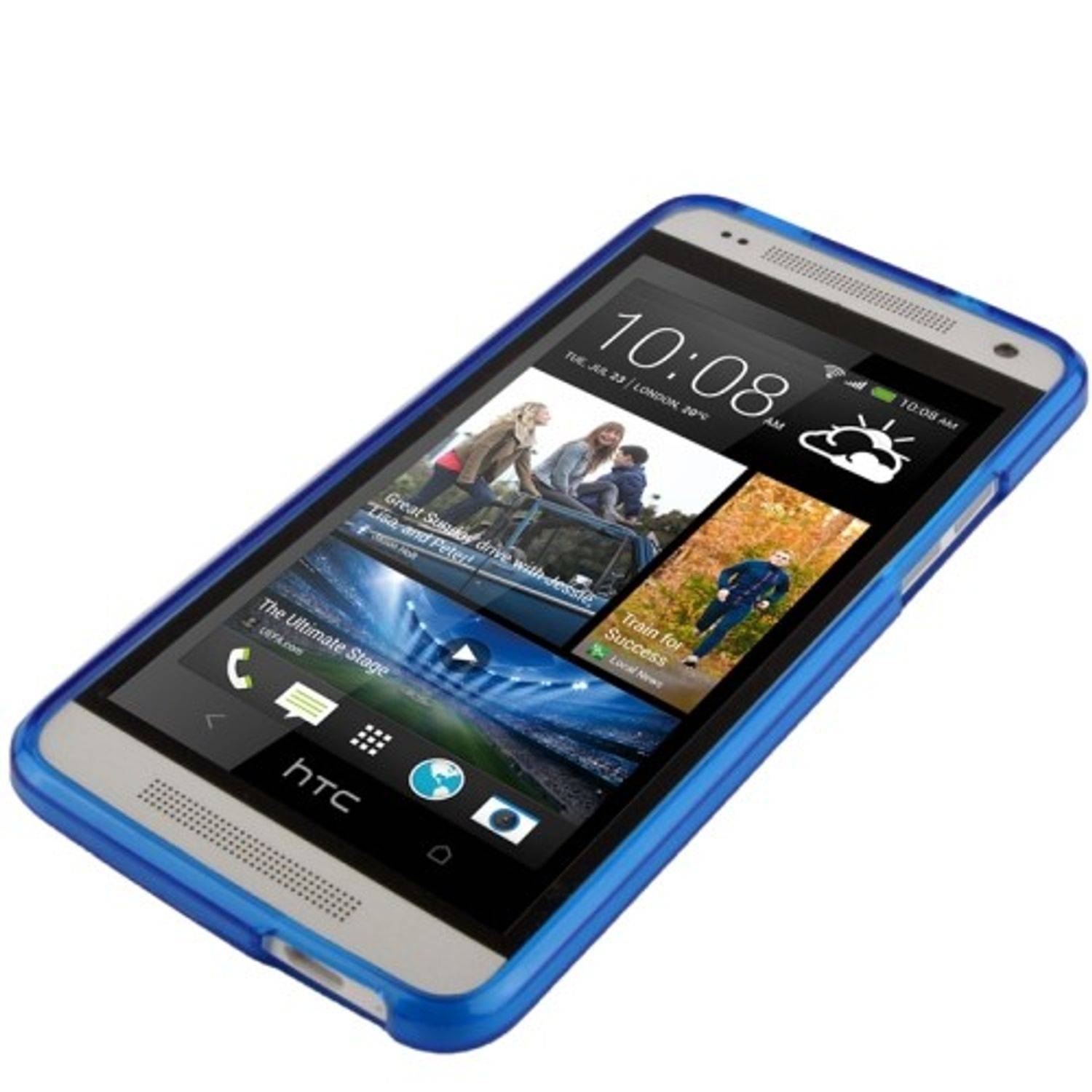 HTC One Mini Handyhülle Backcover Blau