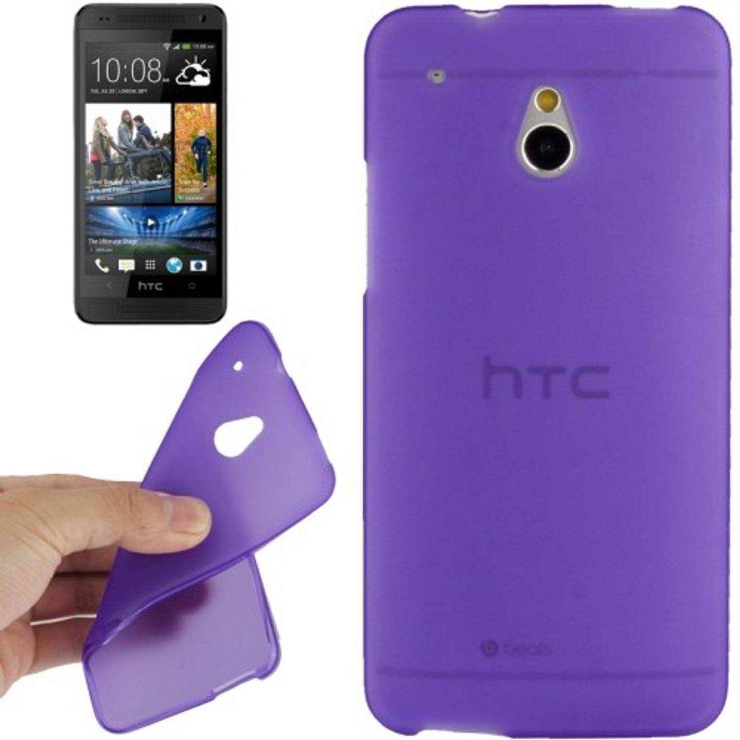 HTC One Mini Handyhülle Backcover Violett