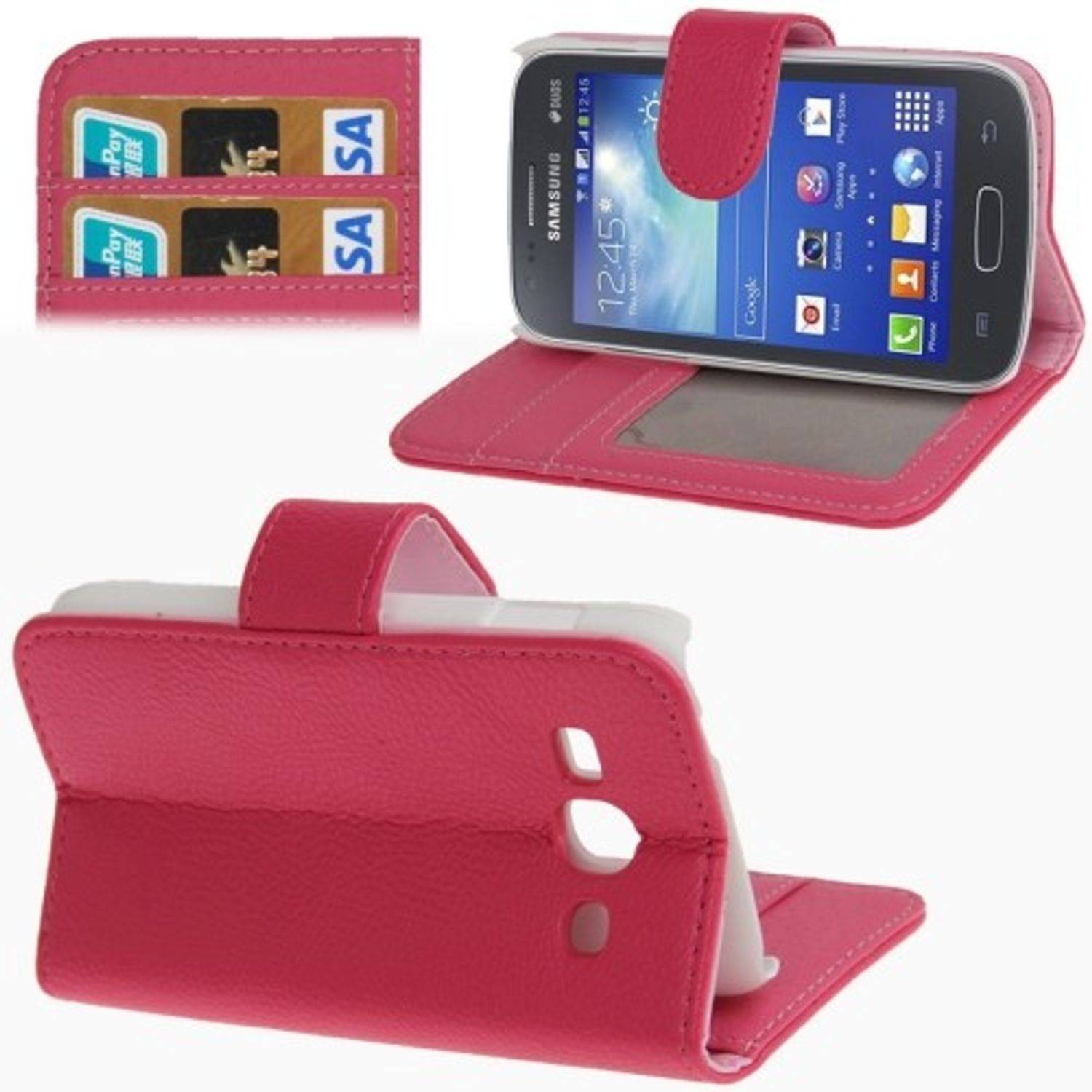 Samsung Galaxy Ace 3 S7272 Handyhülle Backcover Rosa