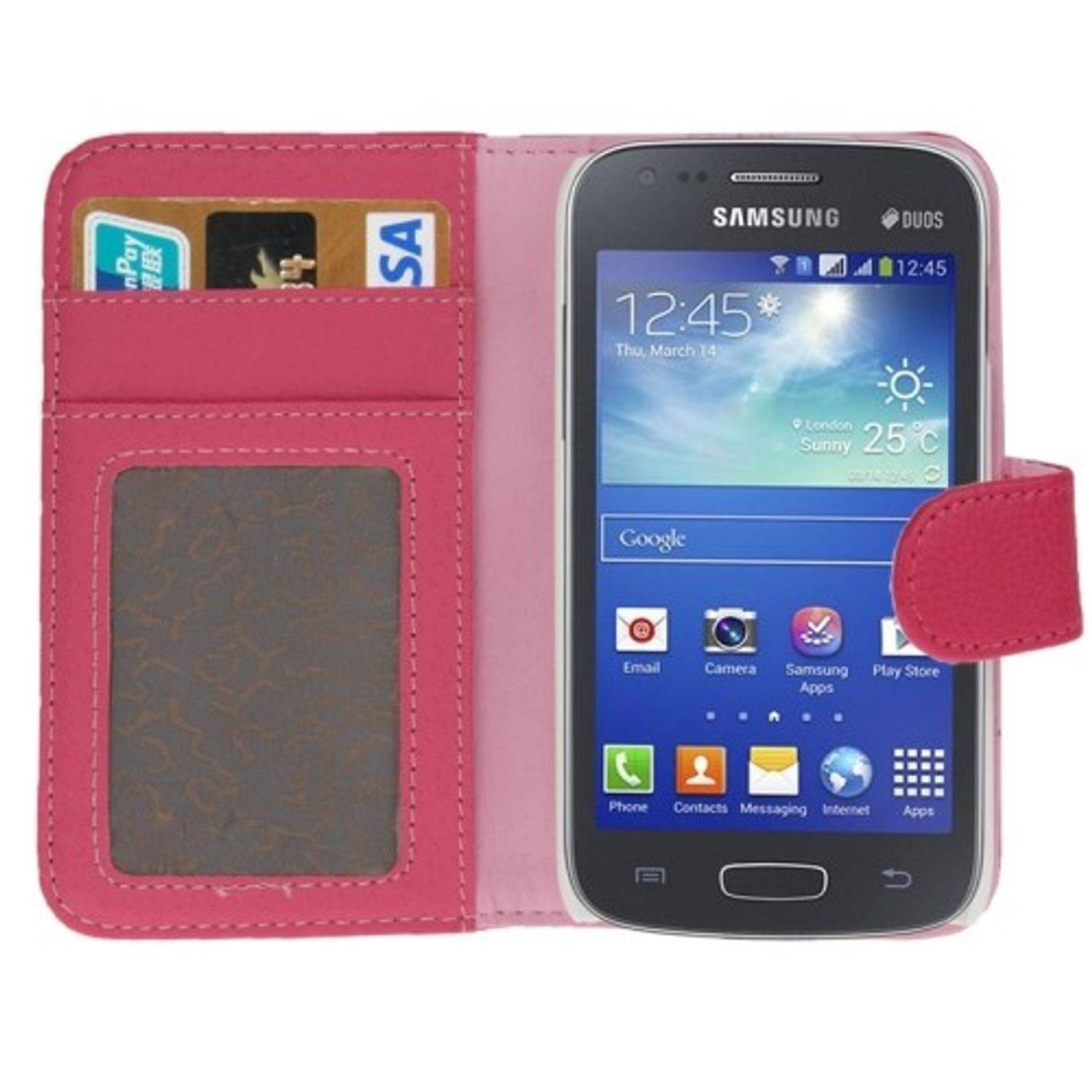 Samsung Galaxy Ace 3 S7272 Handyhülle Backcover Rosa