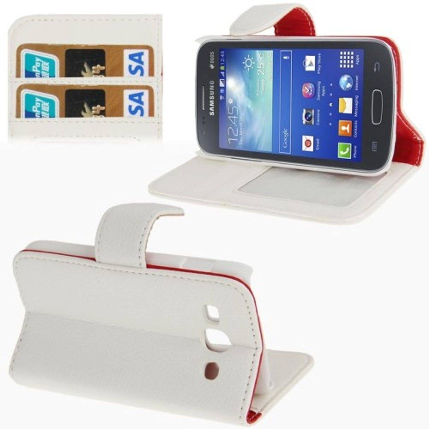 Samsung Galaxy Ace 3 S7272 Handyhülle Backcover Weiß