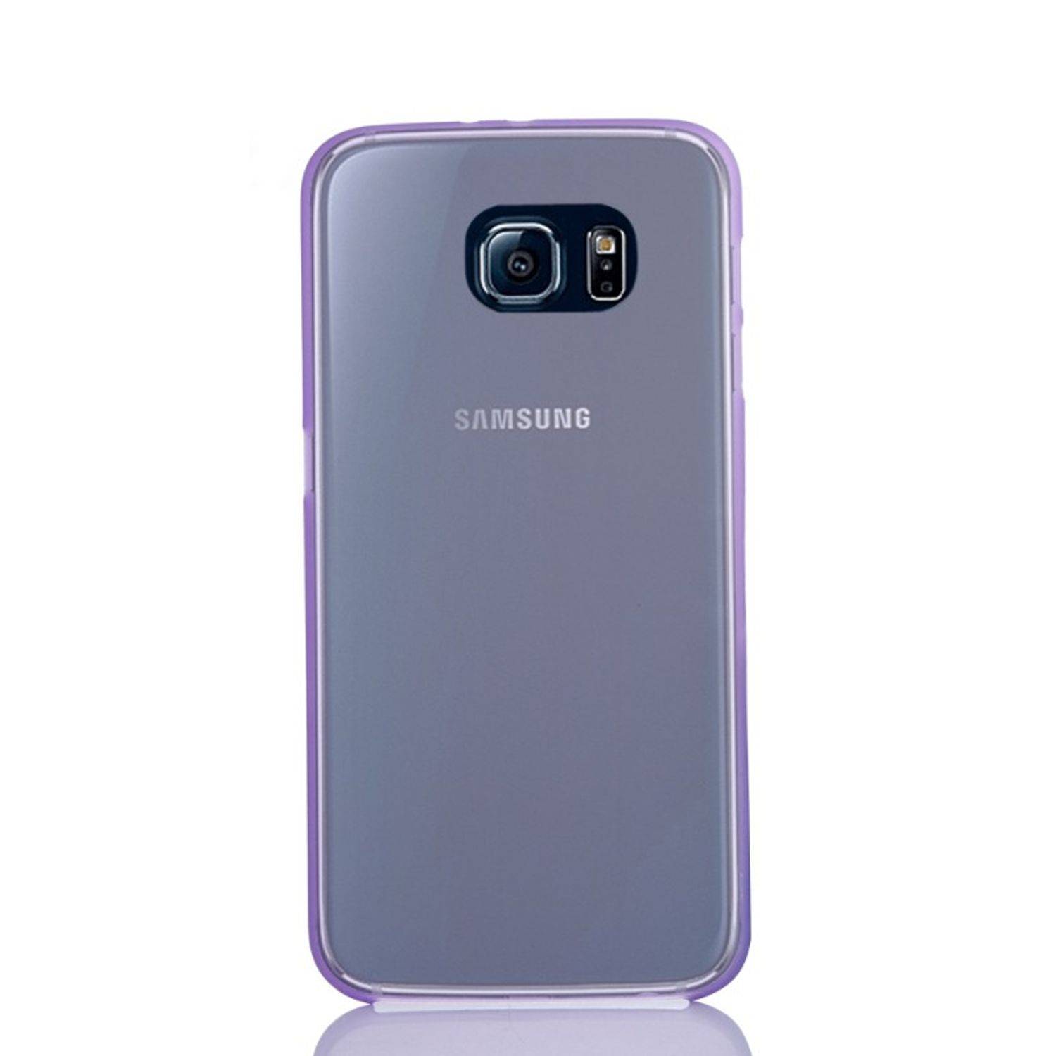 Samsung Galaxy S6 Handyhülle Backcover Violett