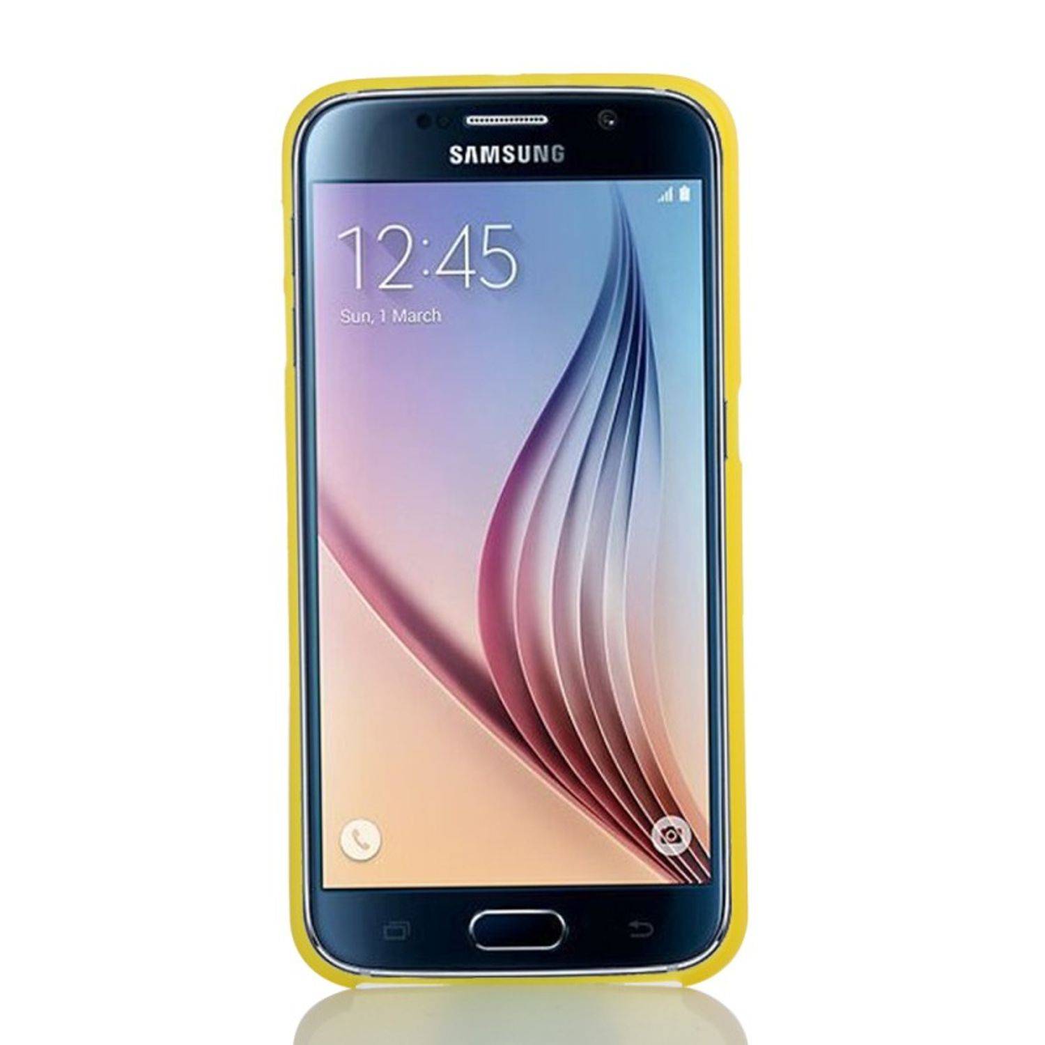 Samsung Galaxy S6 Handyhülle Backcover Weiß