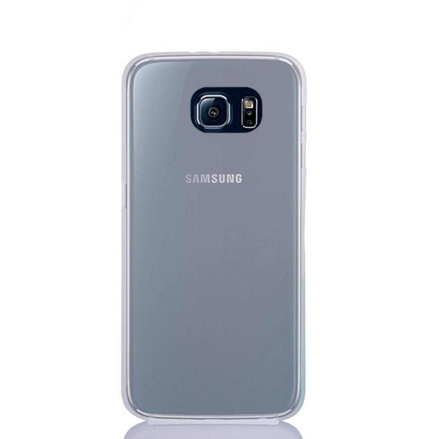 Samsung Galaxy S6 Handyhülle Backcover Weiß