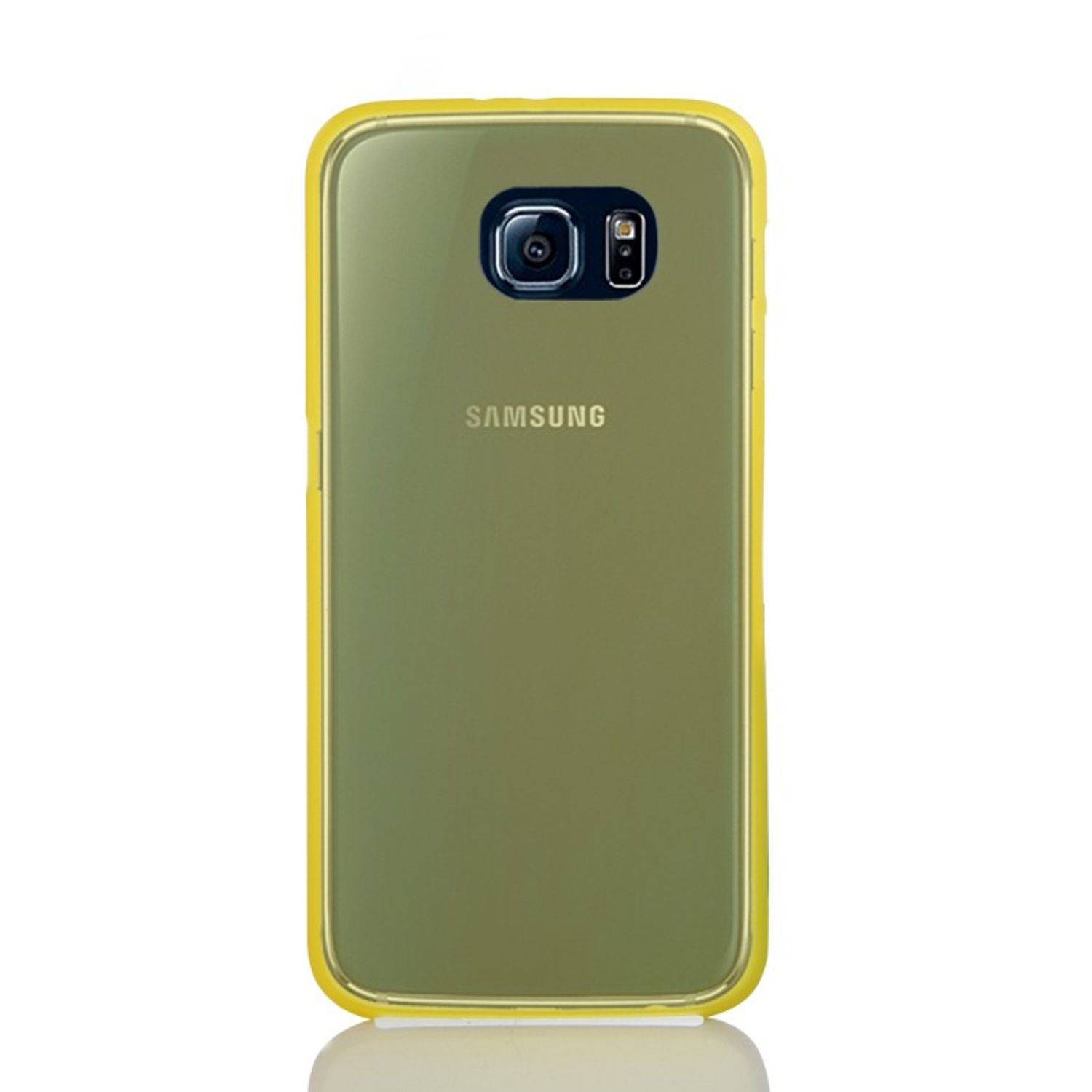 Samsung Galaxy S6 Handyhülle Backcover Gelb