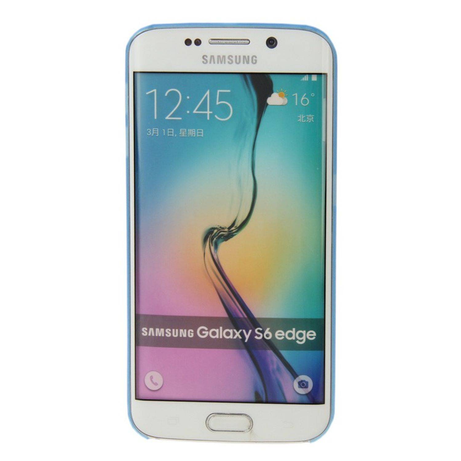 Samsung Galaxy S6 Edge Handyhülle Backcover Orange