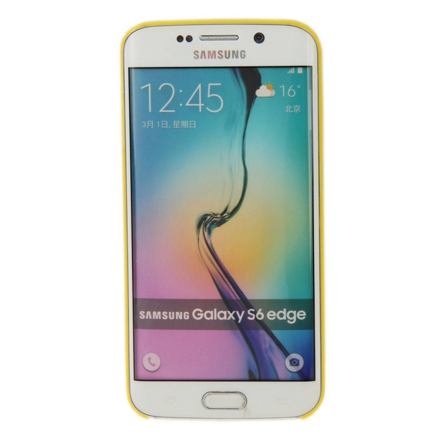 Samsung Galaxy S6 Edge Handyhülle Backcover Weiß