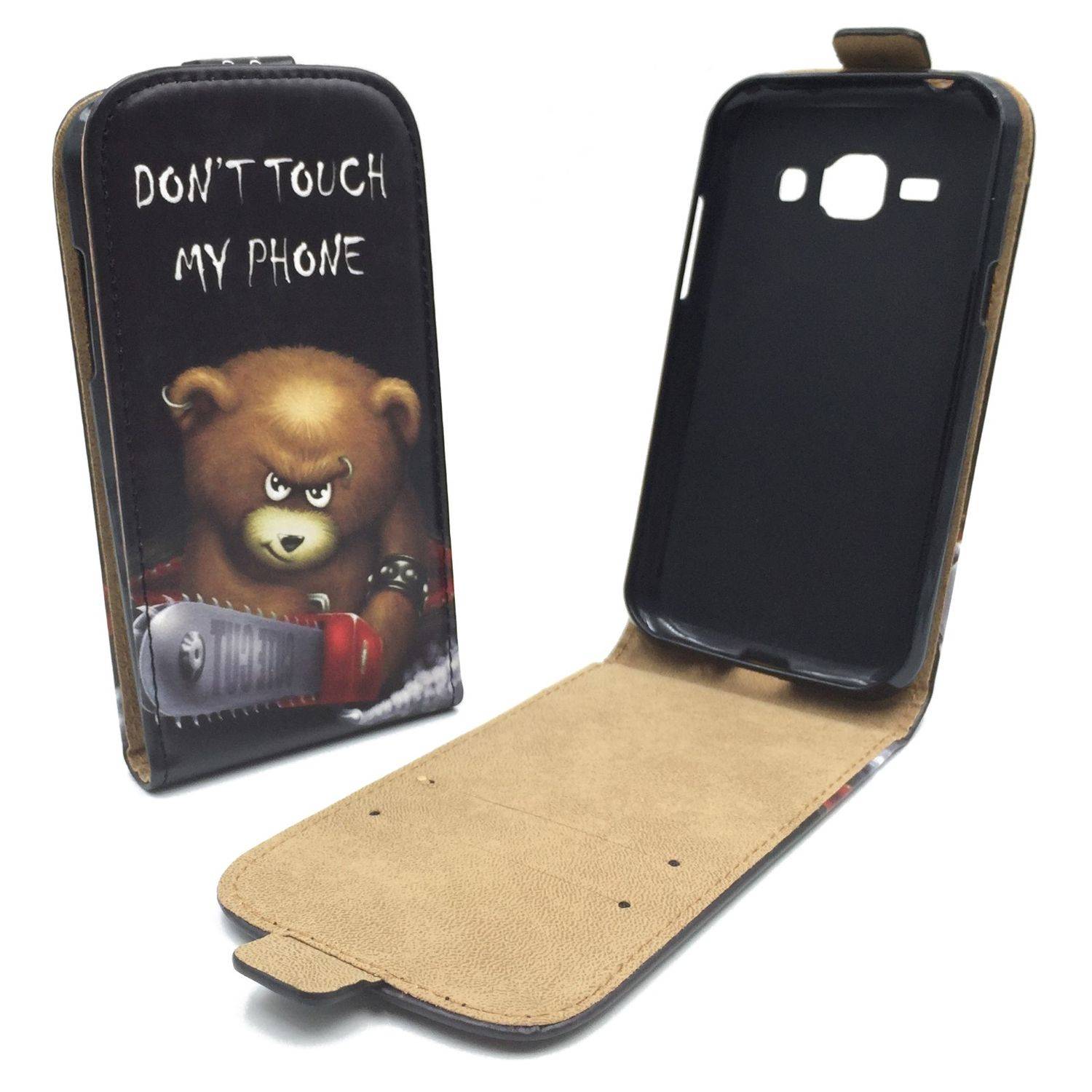 Samsung Galaxy J1 (2015) Handyhülle Backcover Schwarz