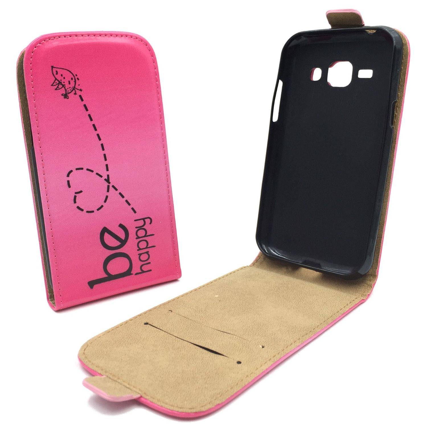 Samsung Galaxy J1 (2015) Handyhülle Backcover Rosa