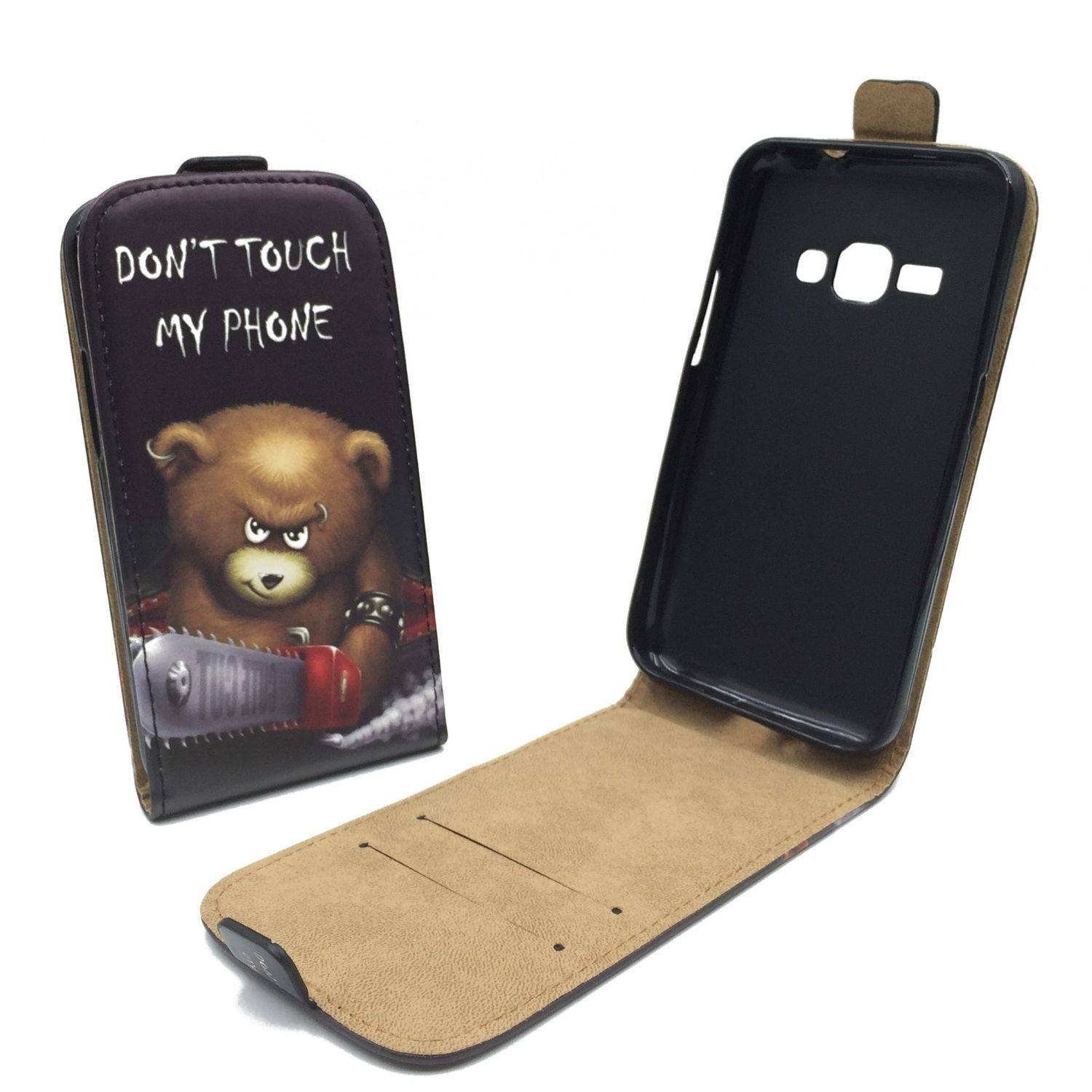 Samsung Galaxy J1 (2016) Handyhülle Backcover Schwarz