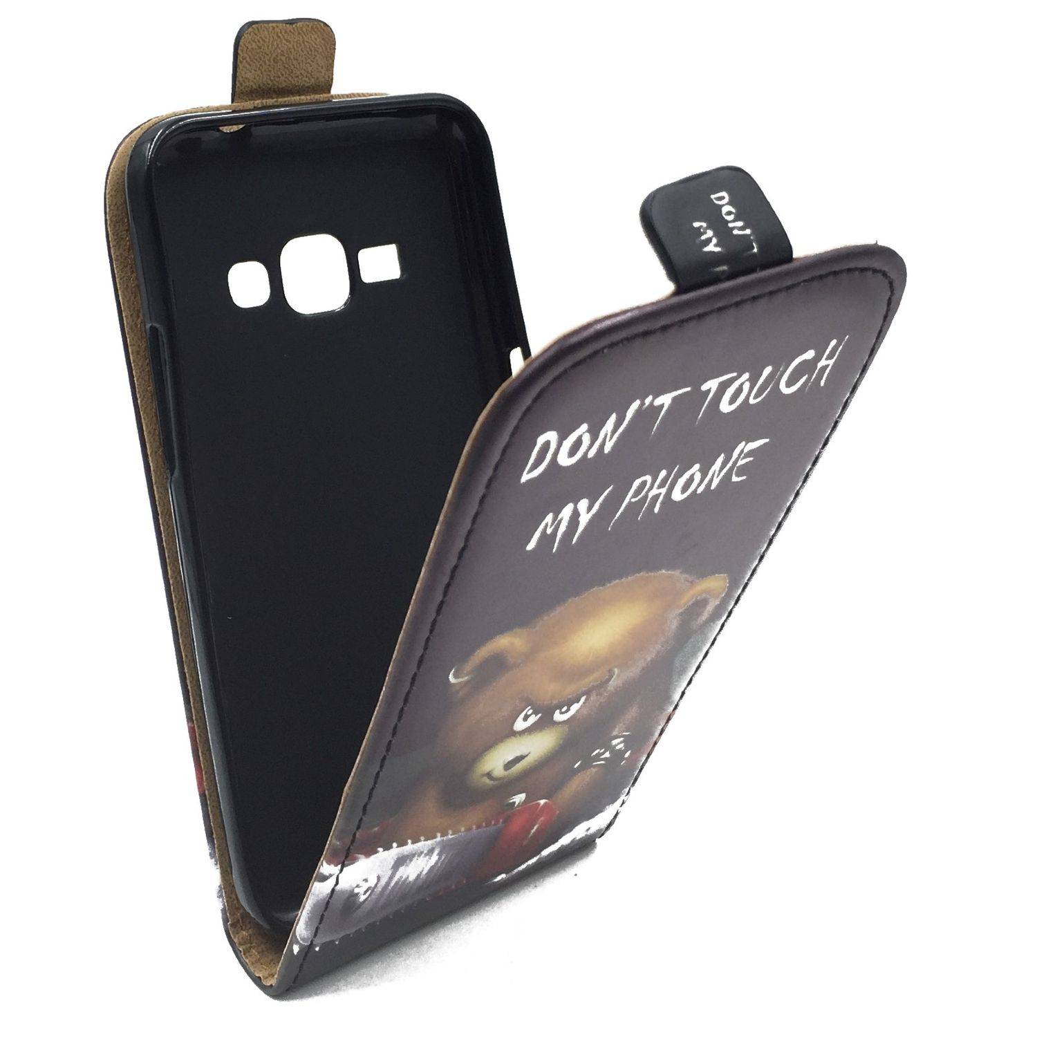 Samsung Galaxy J1 (2016) Handyhülle Backcover Schwarz