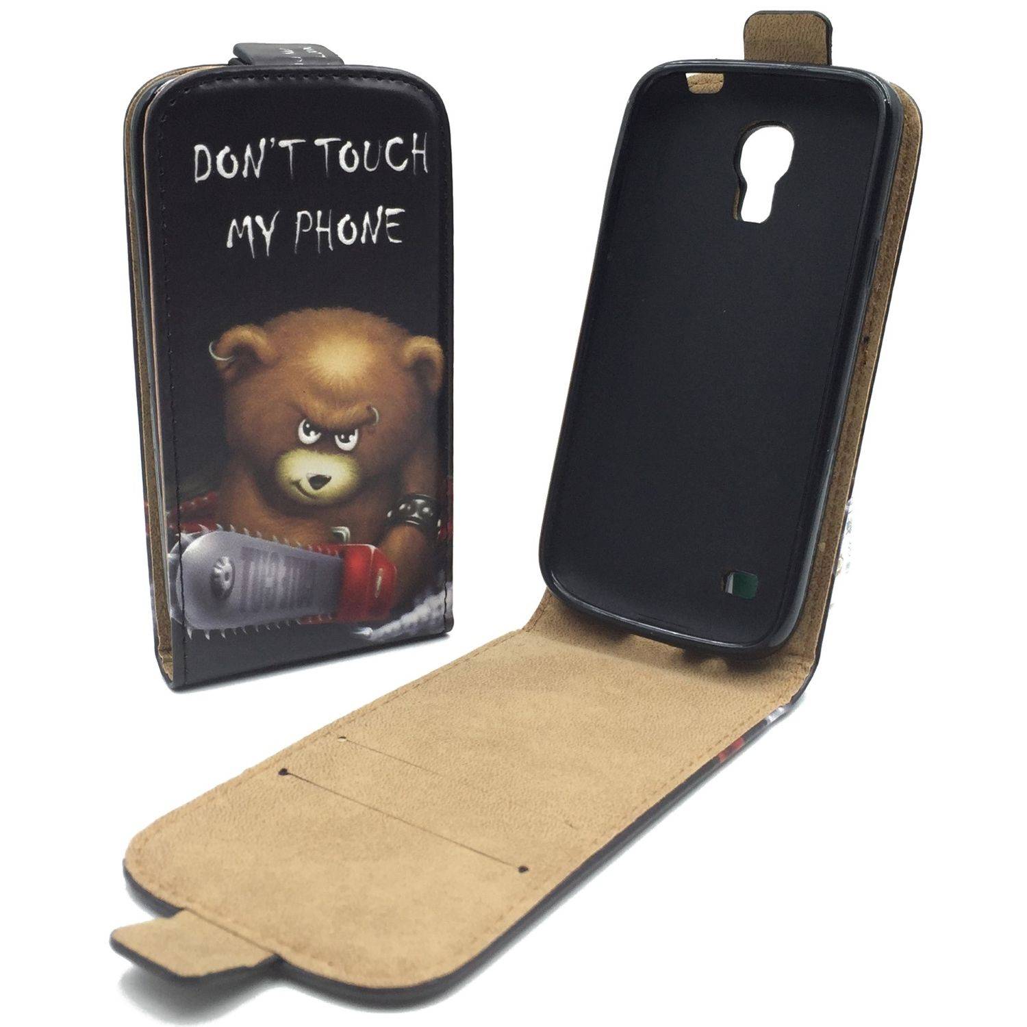 Samsung Galaxy S4 Mini Handyhülle Backcover Schwarz