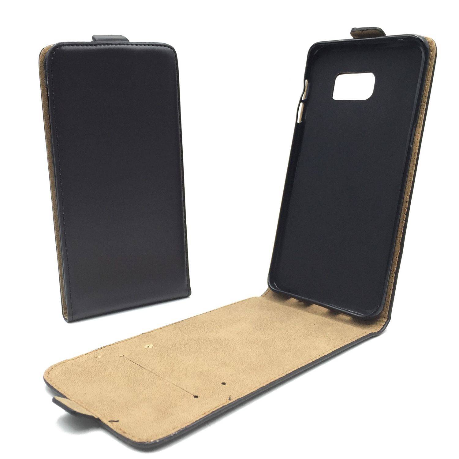 Samsung Galaxy S6 Edge Handyhülle Backcover Schwarz