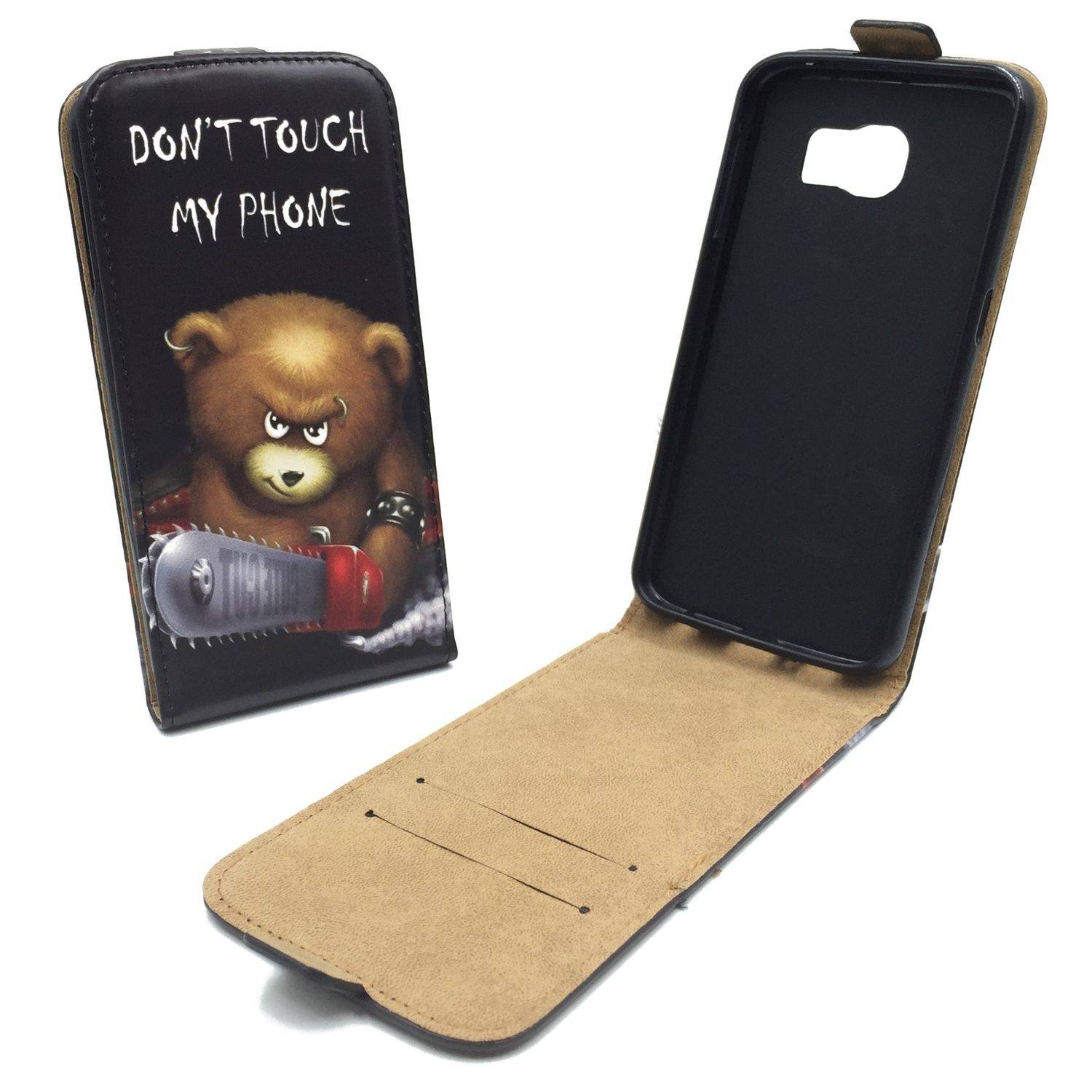 Samsung Galaxy S6 Edge Plus Handyhülle Backcover Schwarz