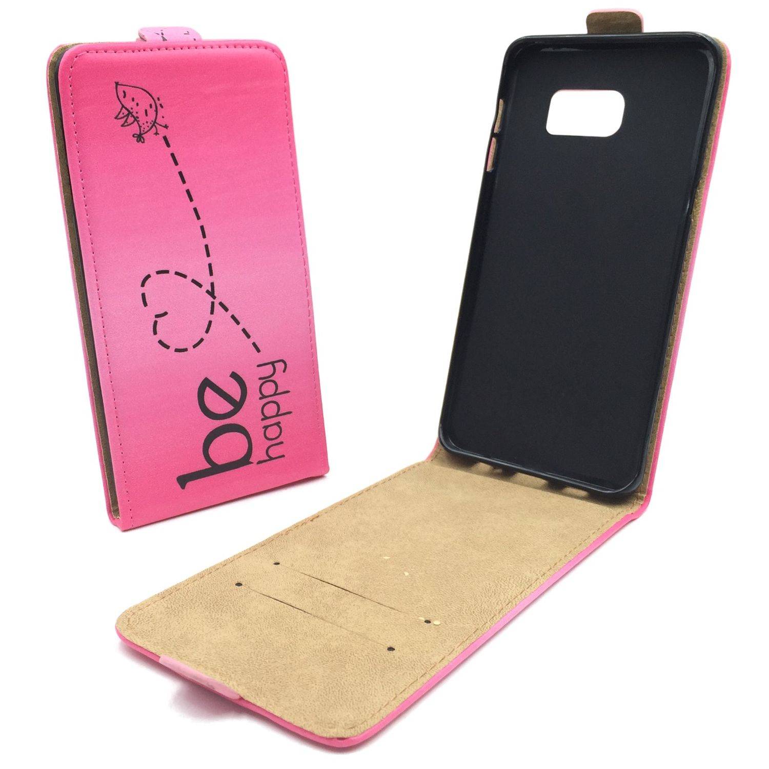 Samsung Galaxy S6 Edge Plus Handyhülle Backcover Rosa