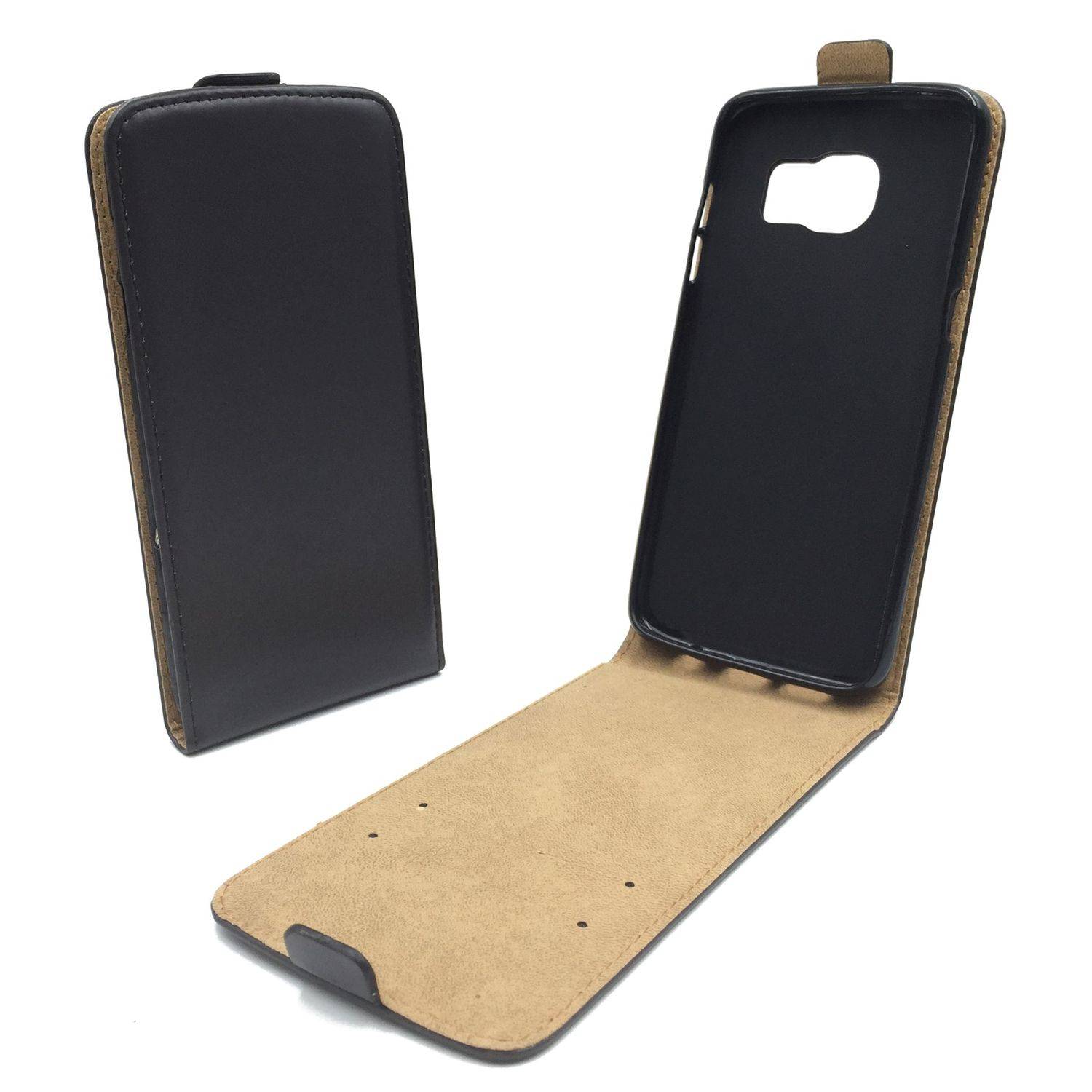 Samsung Galaxy S7 Edge Handyhülle Backcover Schwarz