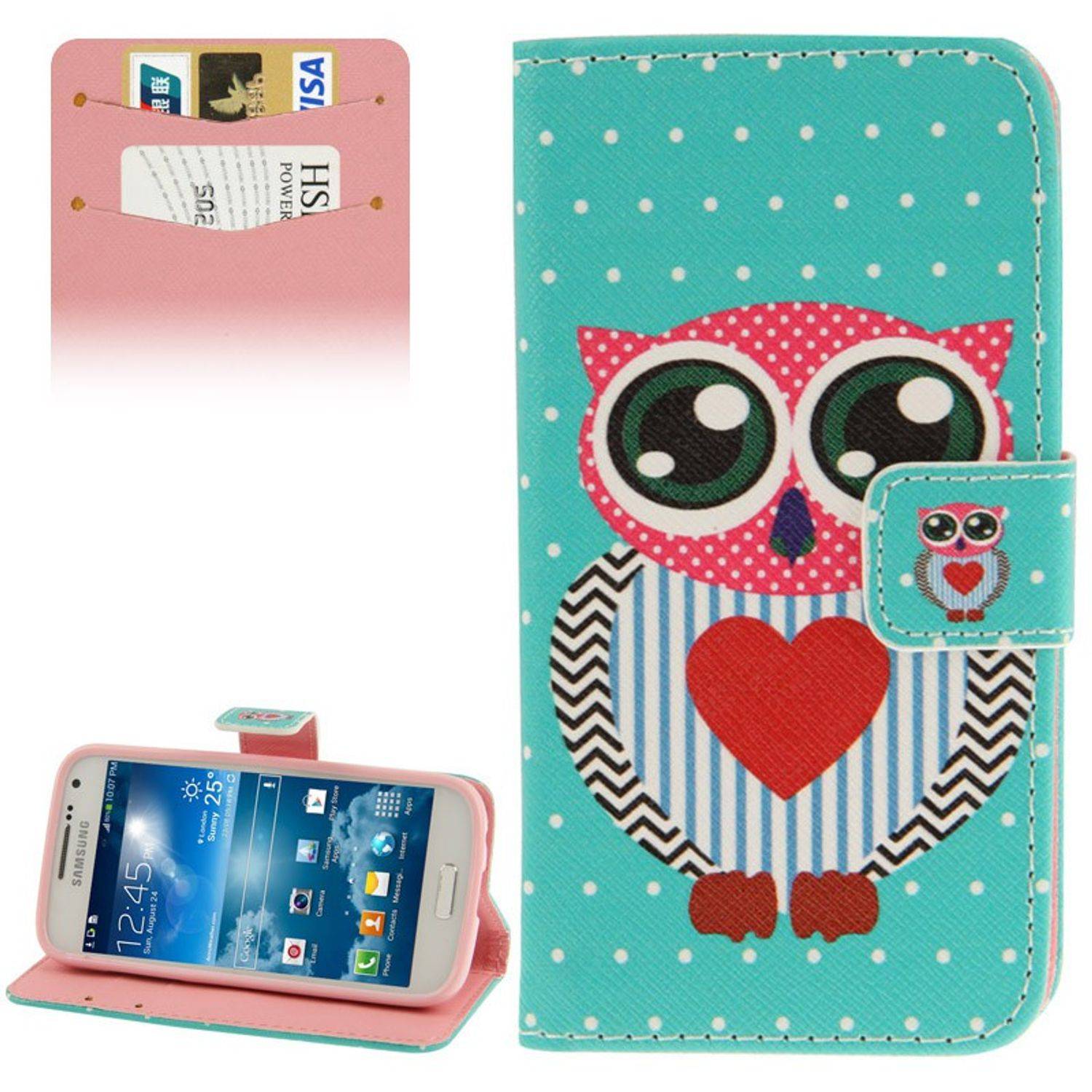 Samsung Galaxy S4 Mini Handyhülle Backcover Mehrfarbig
