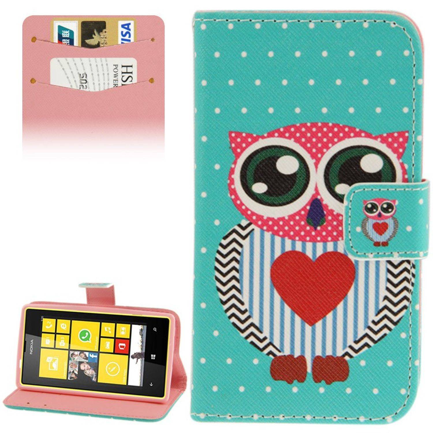 Nokia Lumia 520 Handyhülle Backcover Mehrfarbig