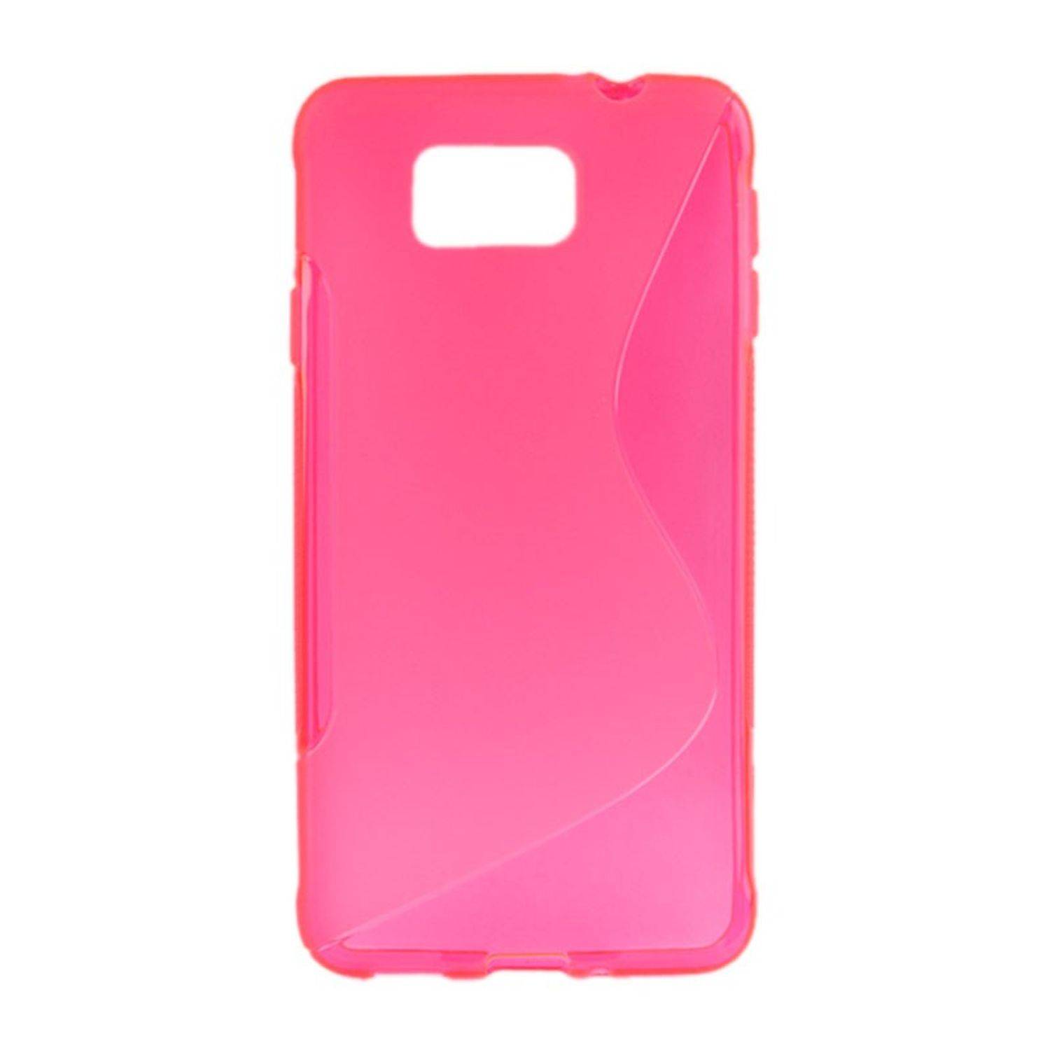 Samsung Galaxy Alpha Handyhülle Backcover Rosa