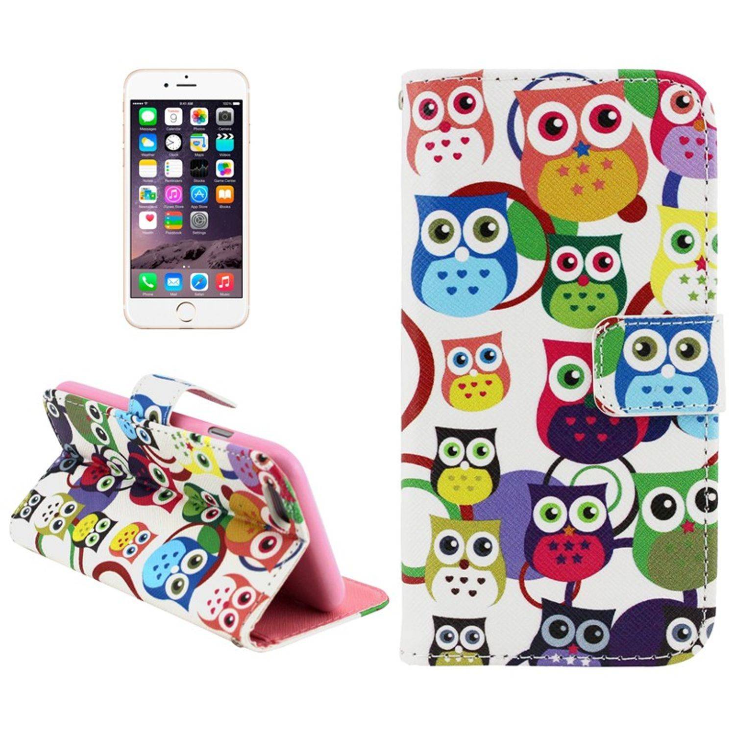 Apple IPhone 6 Plus / 6s Plus Handyhülle Backcover Mehrfarbig