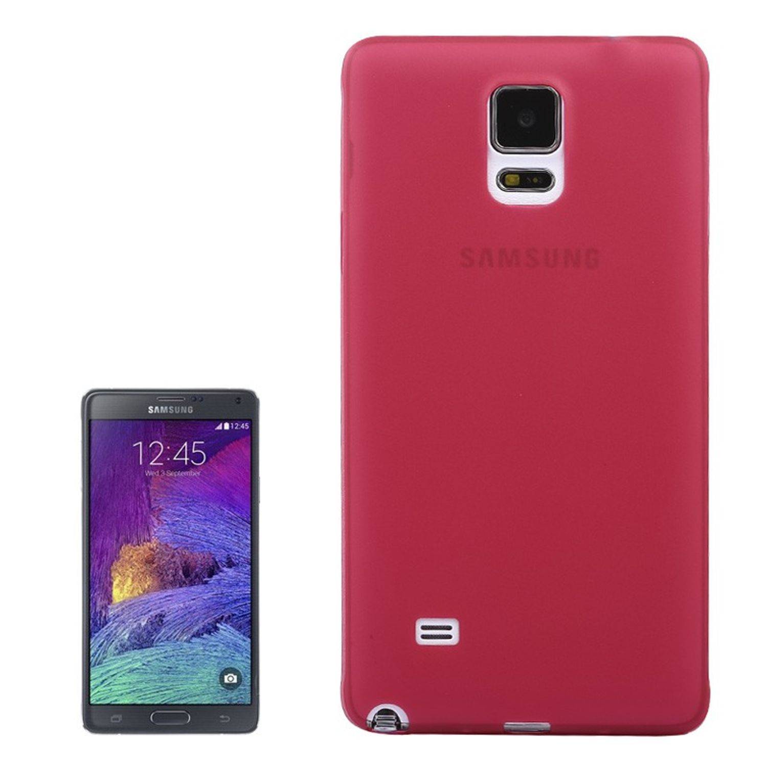 Samsung Galaxy Note 4 Handyhülle Backcover Rot