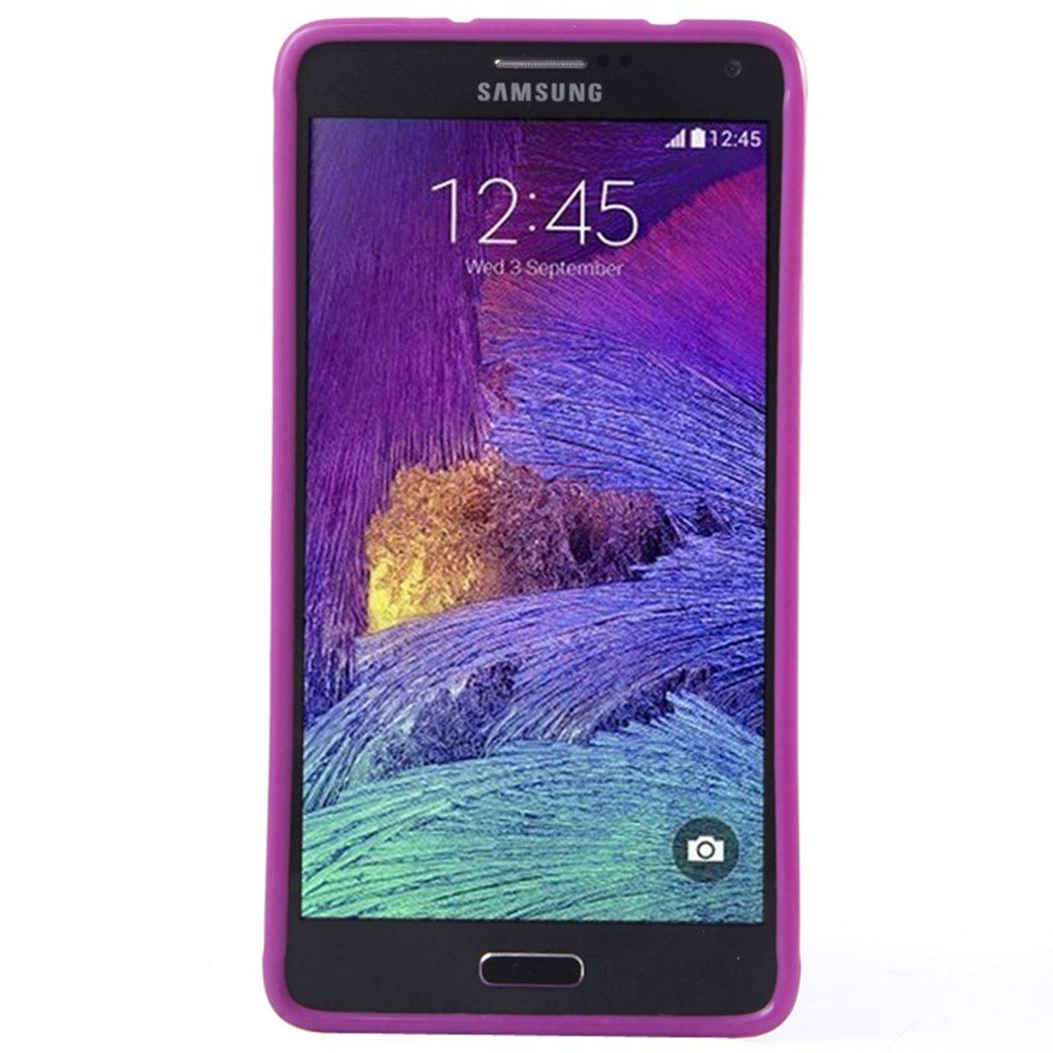 Samsung Galaxy Note 4 Handyhülle Backcover Schwarz