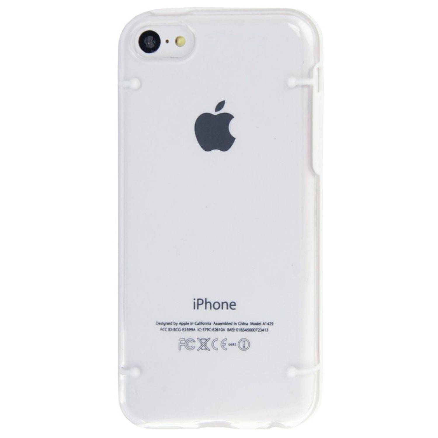 Apple iPhone 5c Handyhülle Backcover Weiß