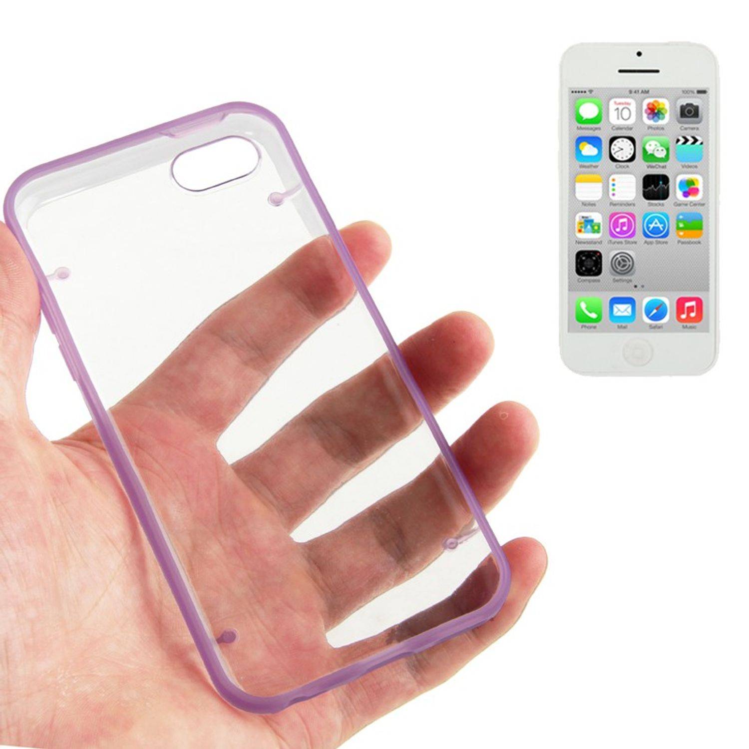 Apple iPhone 5c Handyhülle Backcover Violett