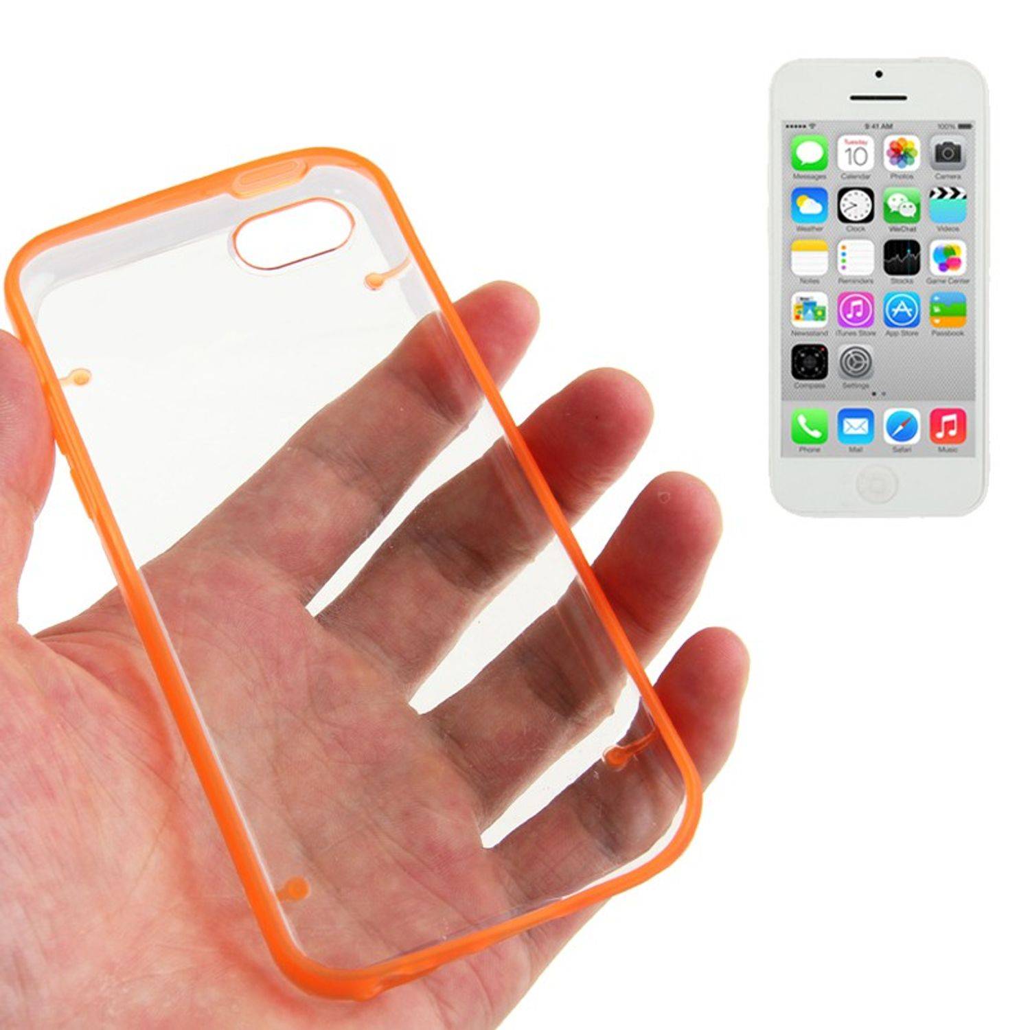 Apple iPhone 5c Handyhülle Backcover Orange