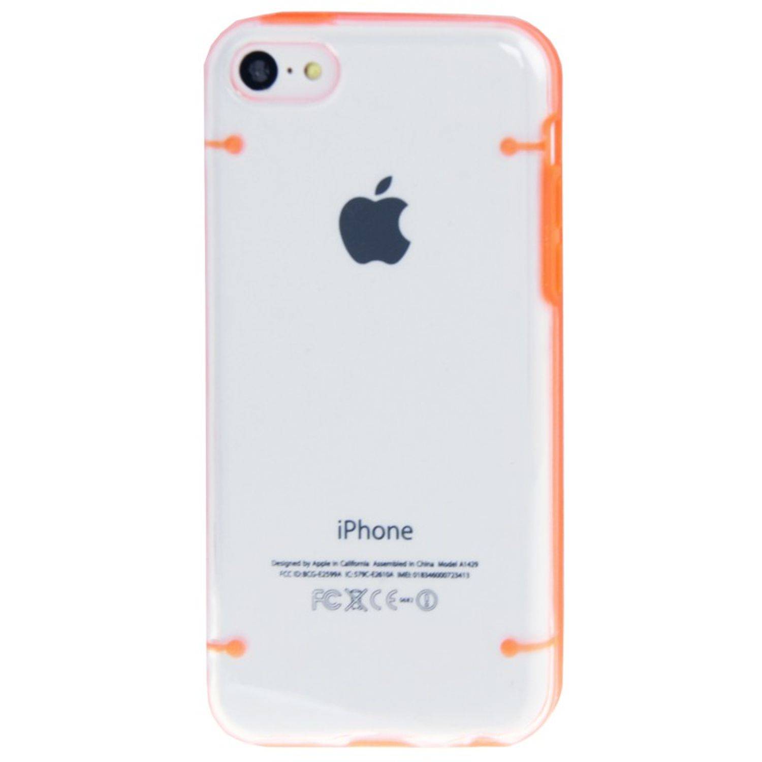 Apple iPhone 5c Handyhülle Backcover Orange