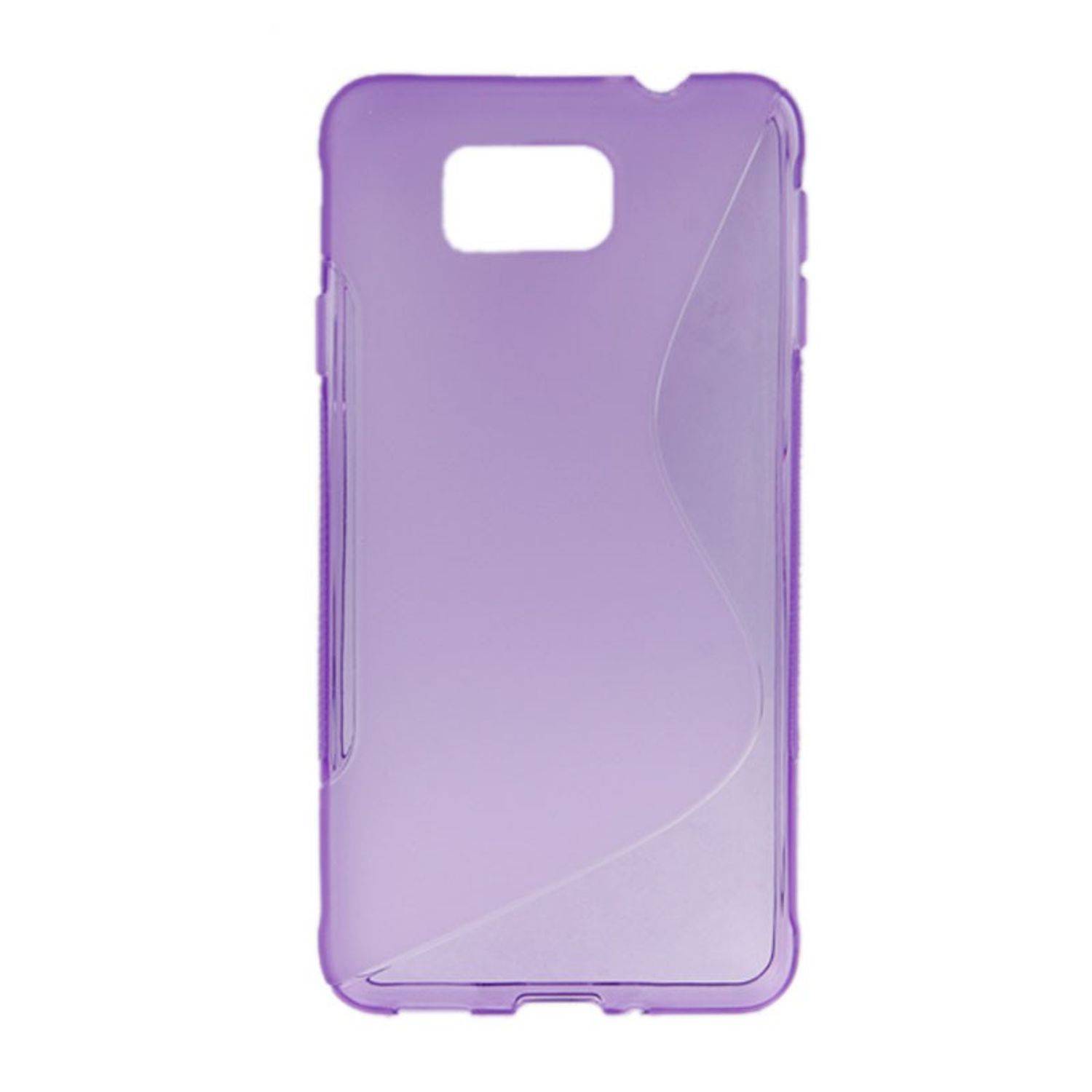 Samsung Galaxy Alpha Handyhülle Backcover Violett