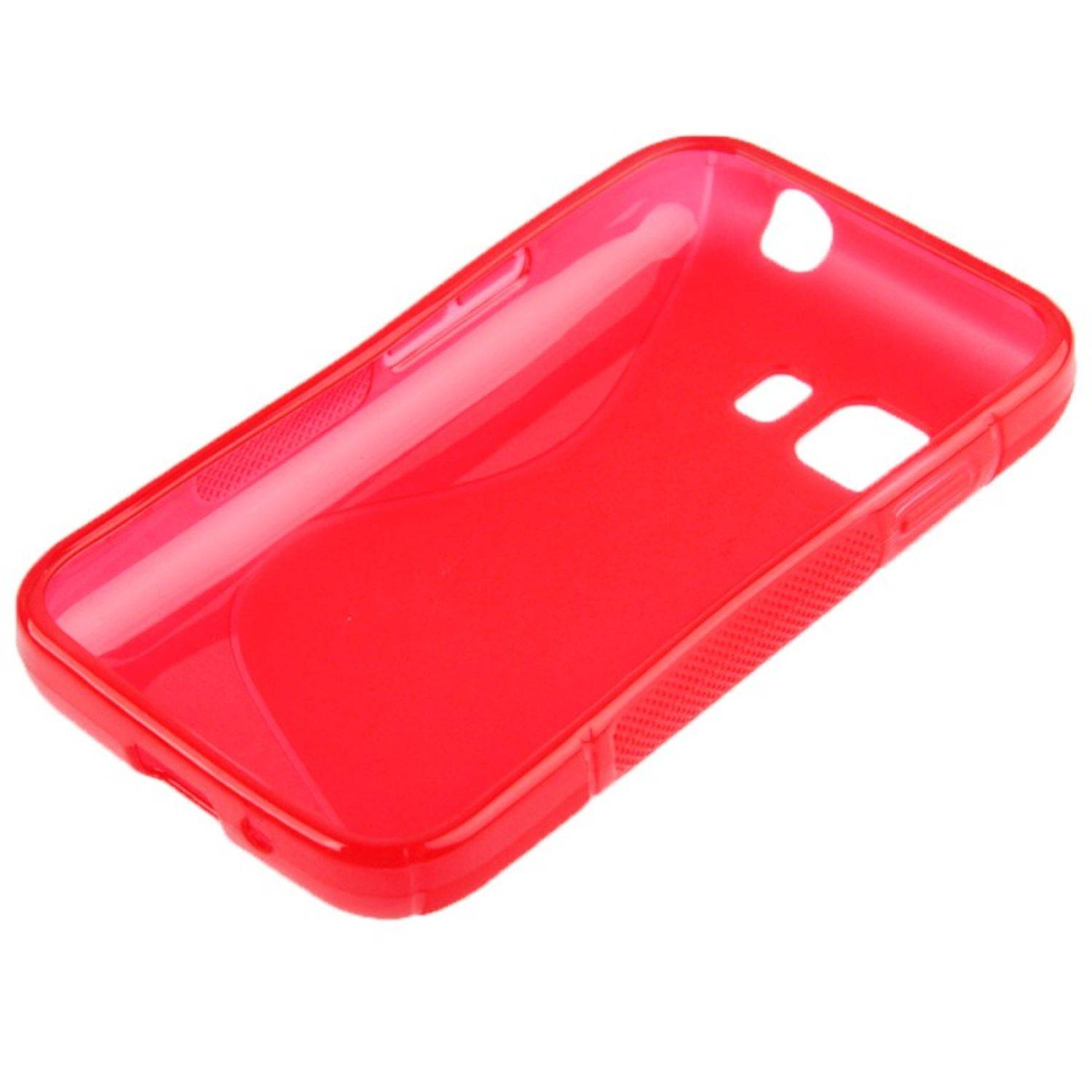 Samsung Galaxy Young 2 Handyhülle Backcover Rot