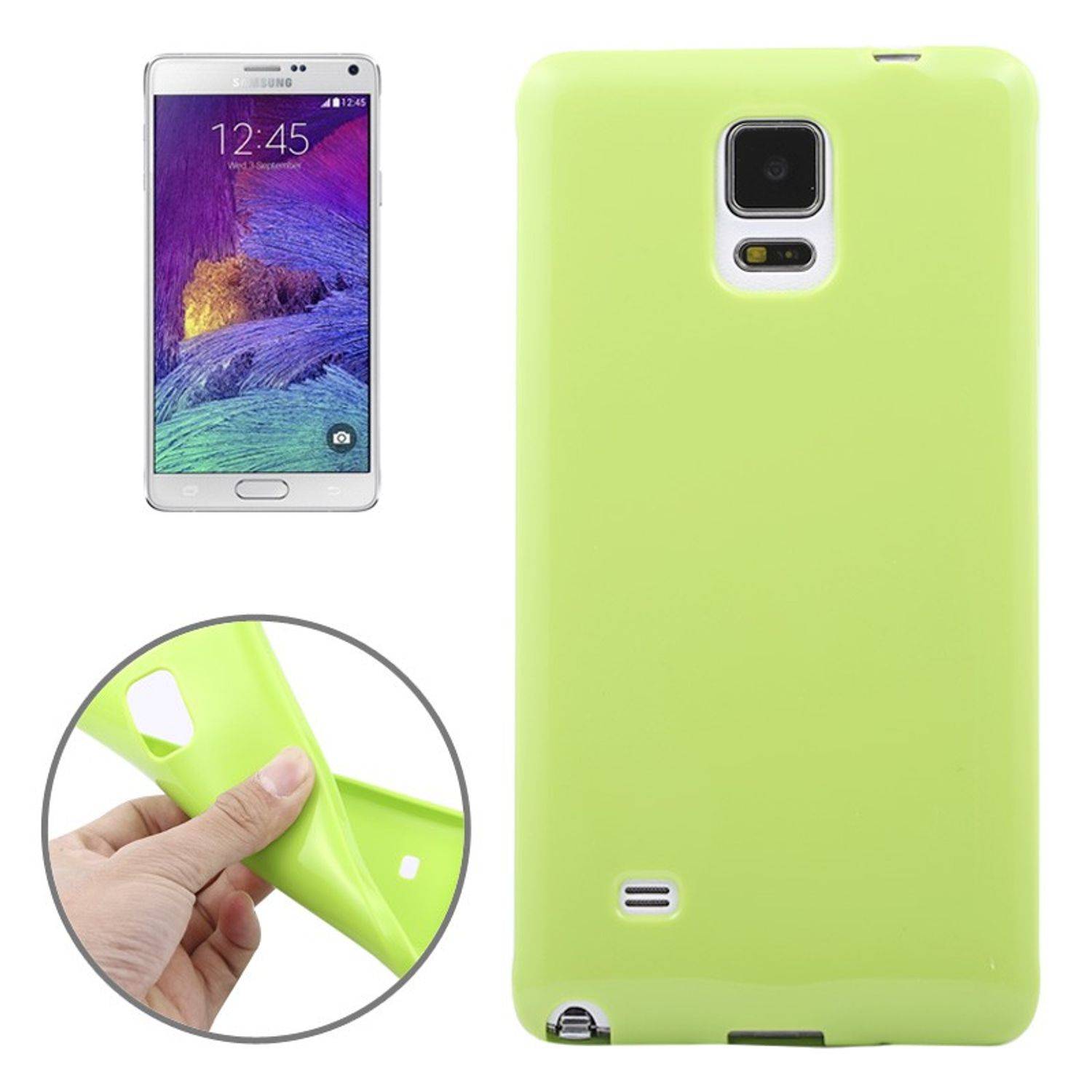 Samsung Galaxy Note 4 Handyhülle Backcover Grün