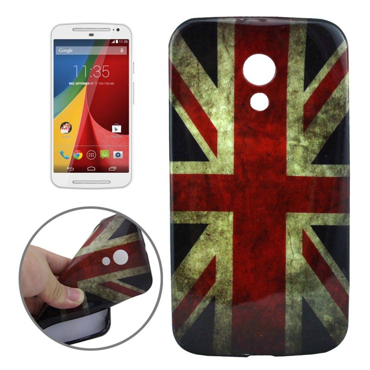 Motorola Moto G2 Handyhülle Backcover Mehrfarbig