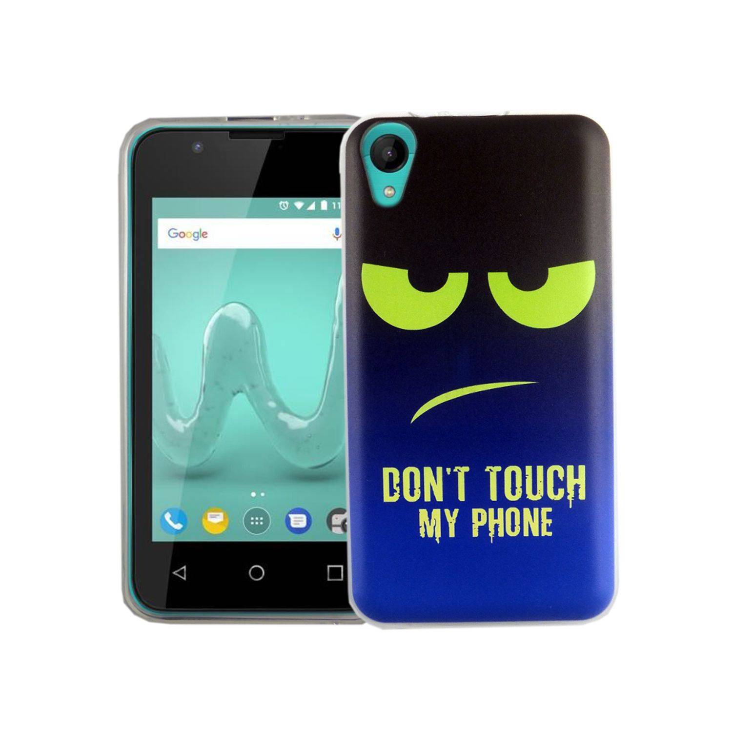 Wiko Sunny 2 Handyhülle Bumper Backcover Blau