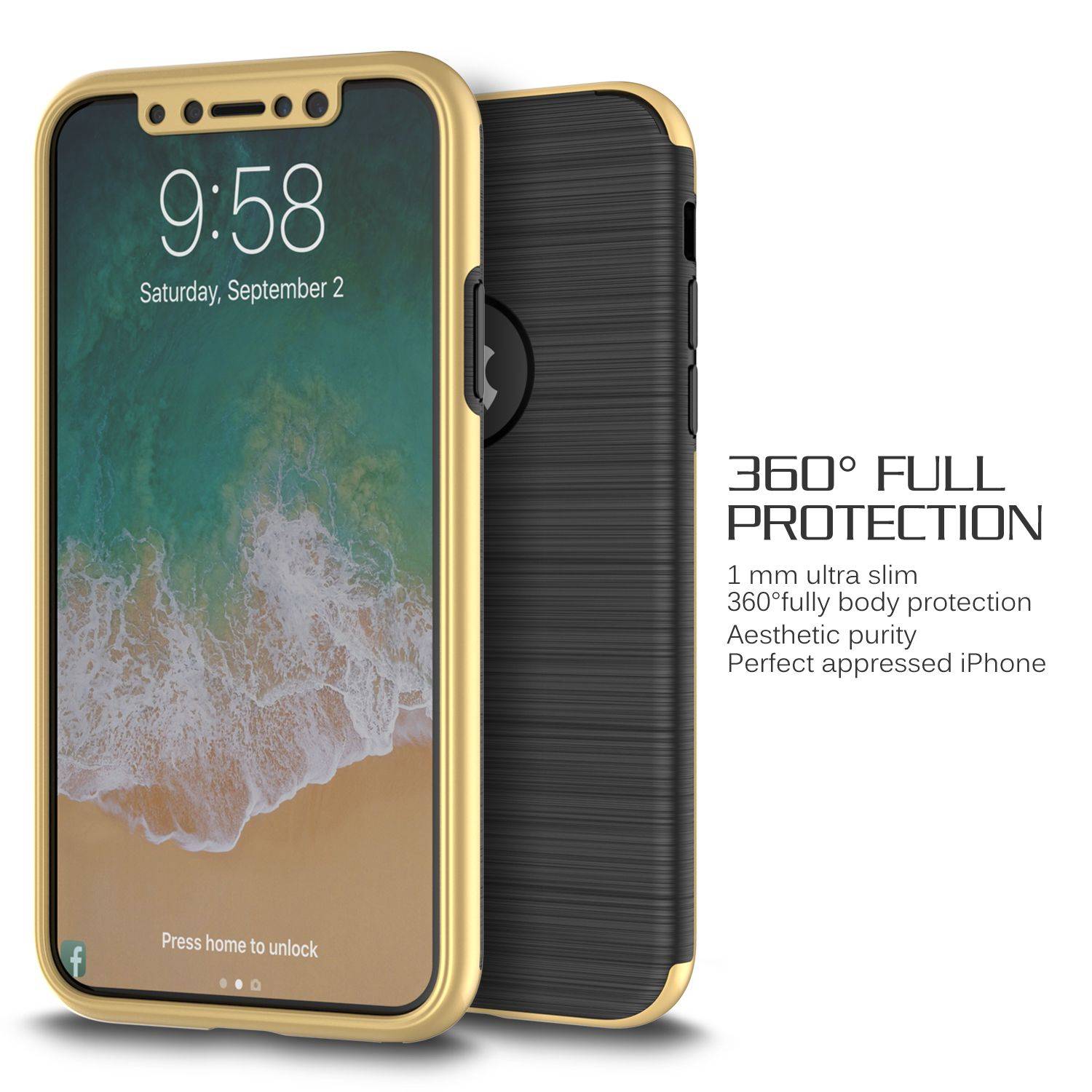 Samsung Galaxy J3 (2017) Handyhülle Backcover Gold