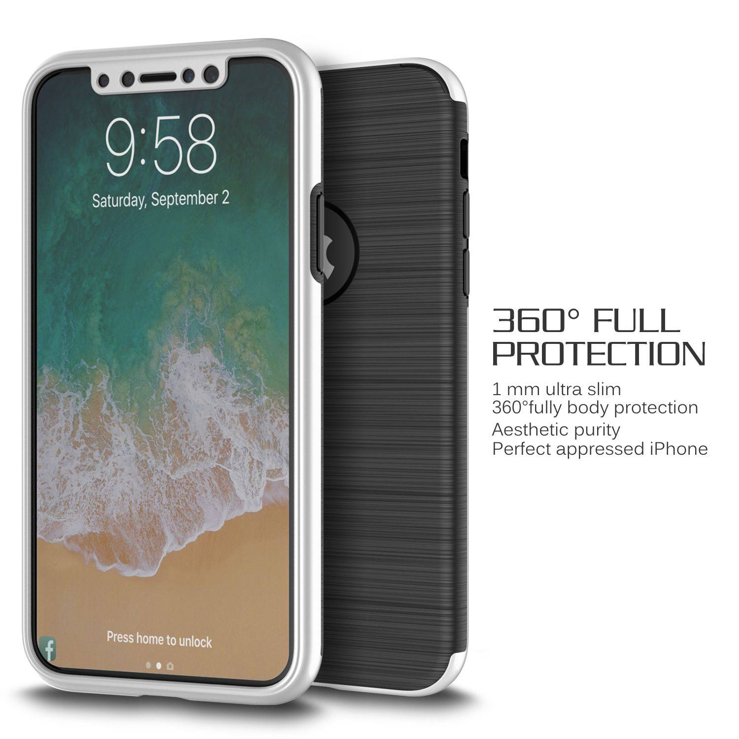 Samsung Galaxy J3 (2017) Handyhülle Backcover Silber