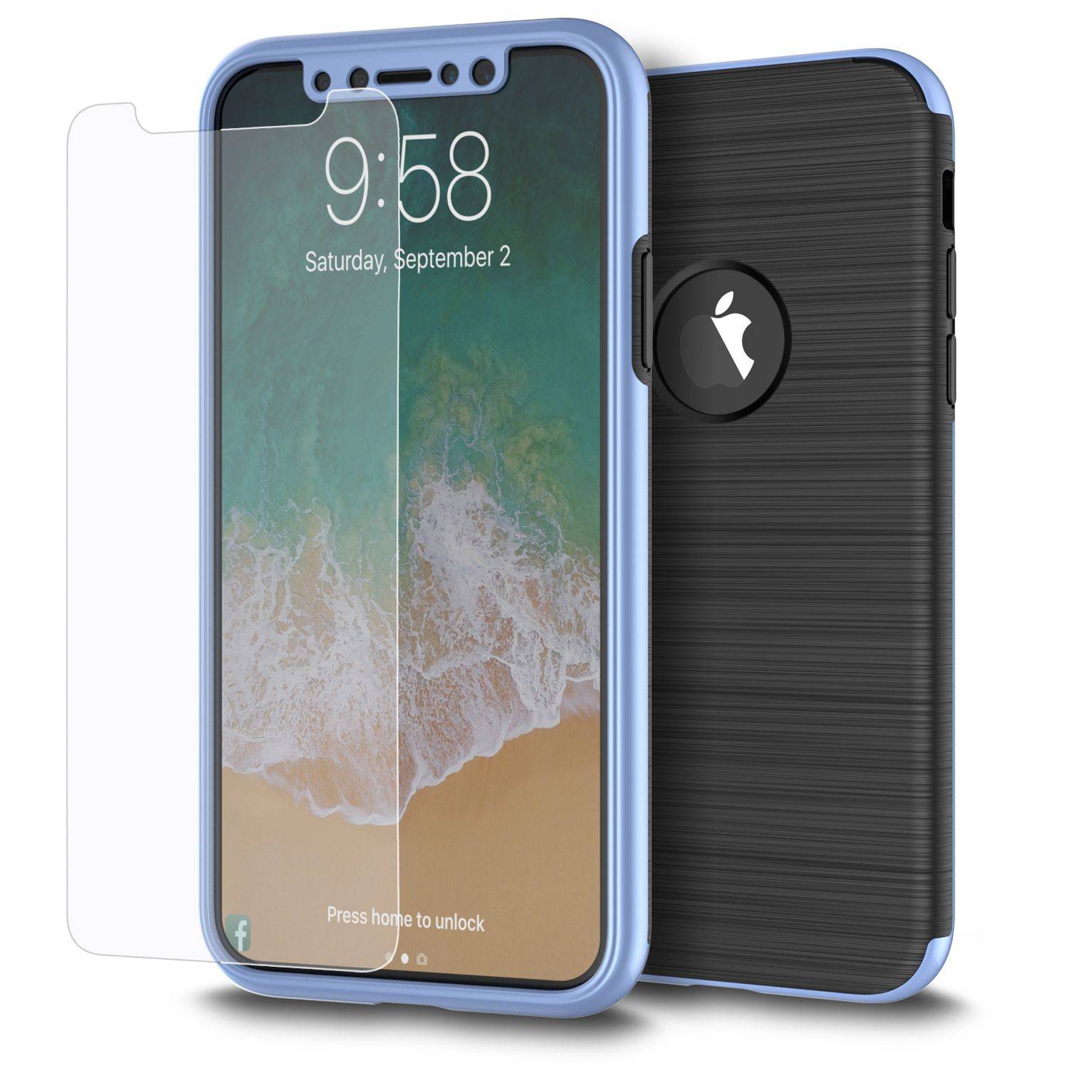 Samsung Galaxy J3 (2017) Handyhülle Backcover Blau