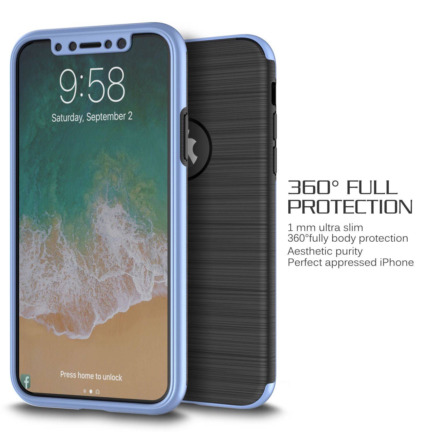 Samsung Galaxy J3 (2017) Handyhülle Backcover Blau