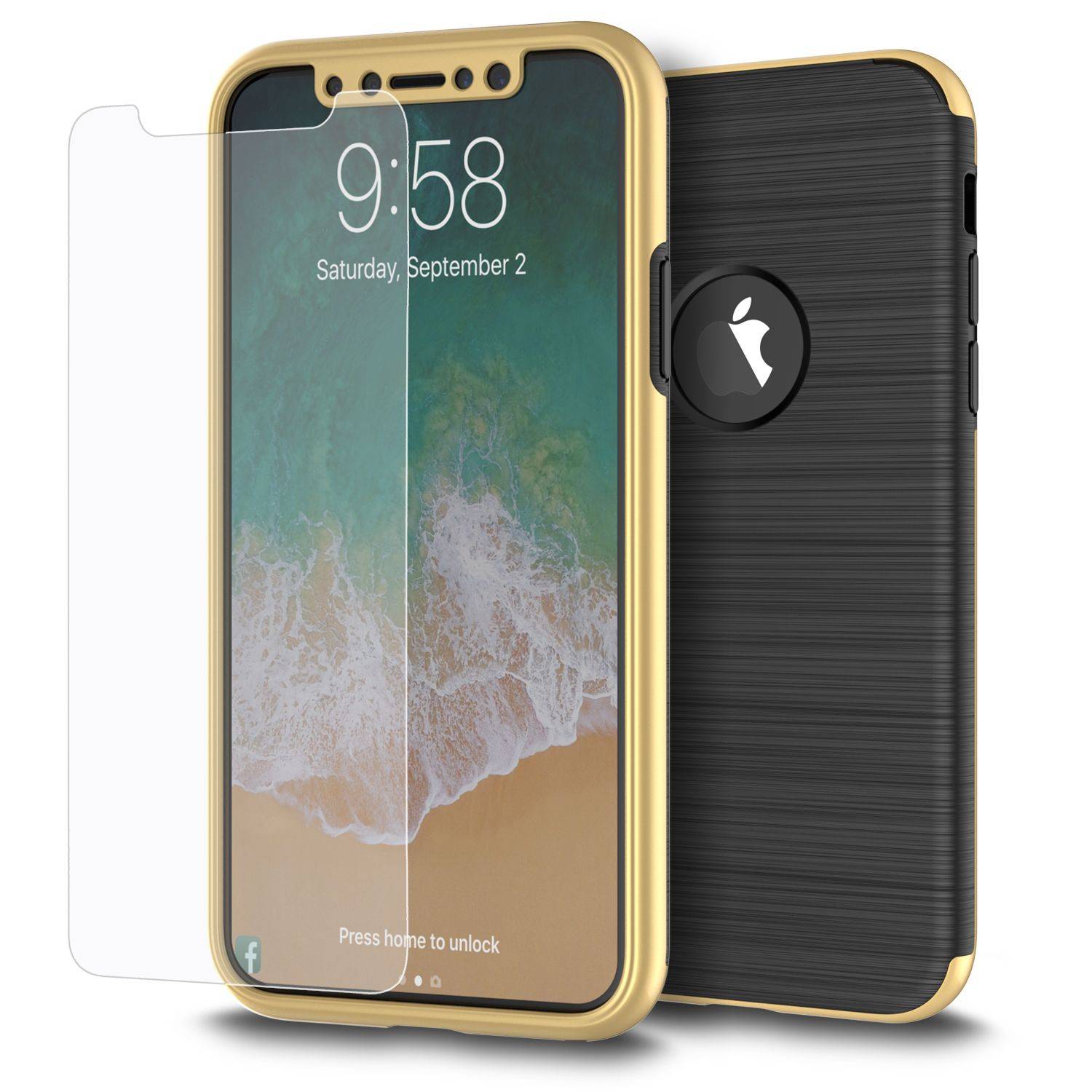 Samsung Galaxy J5 (2017) Handyhülle Backcover Gold