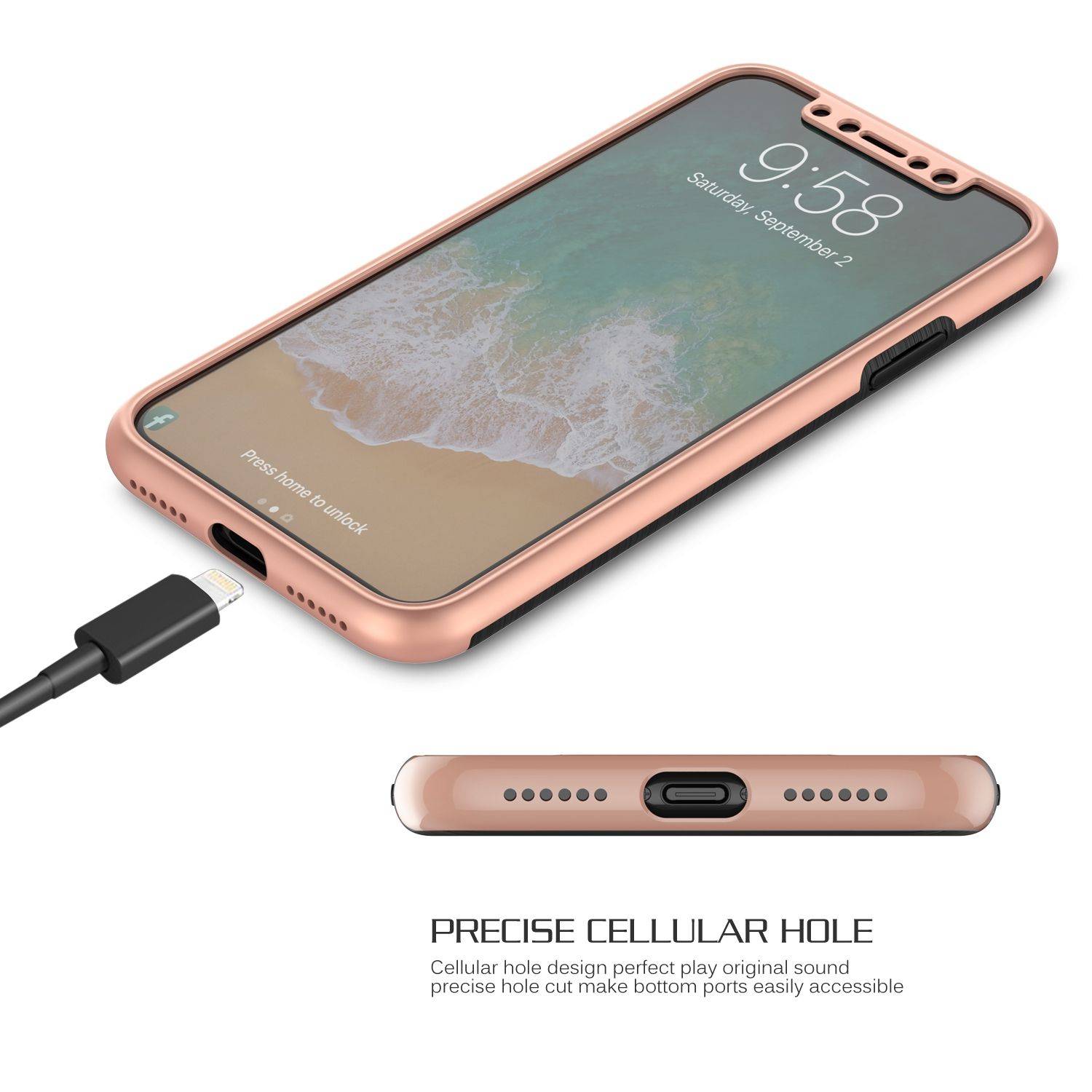 Samsung Galaxy J5 (2017) Handyhülle Backcover Gold