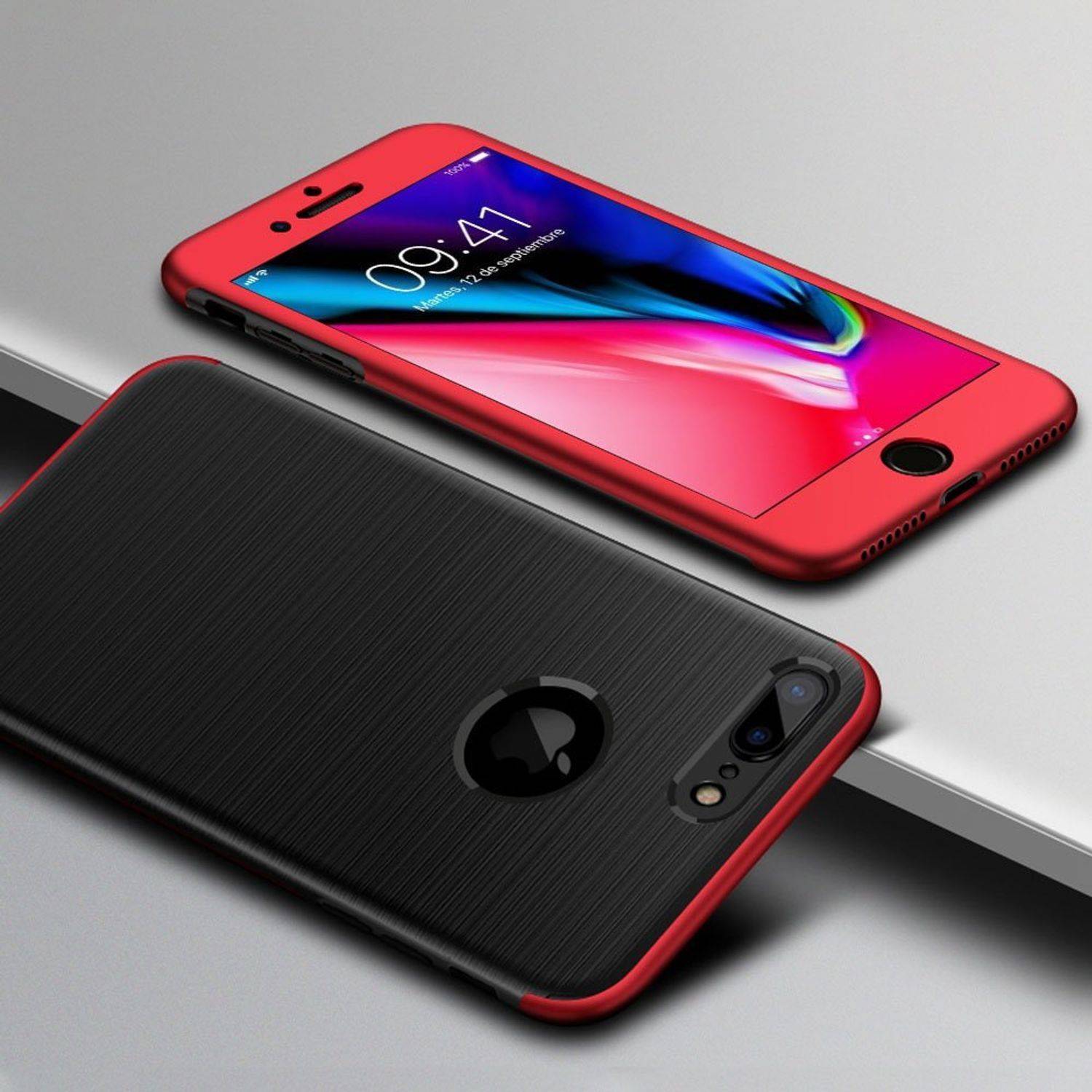 Apple iPhone 7 Plus / 8 Plus Handyhülle Backcover Rot